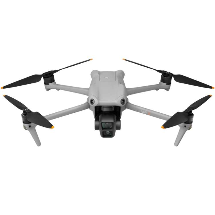 DJI Air 3 drone on Transparent background