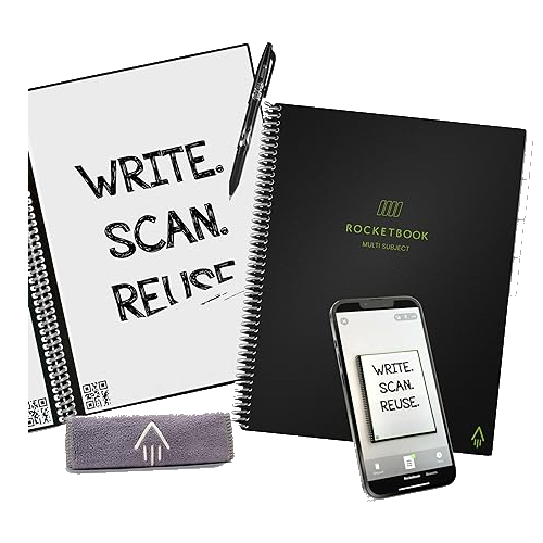 Rocketbook Multi-Subject Reusable Smart Notebook Tag