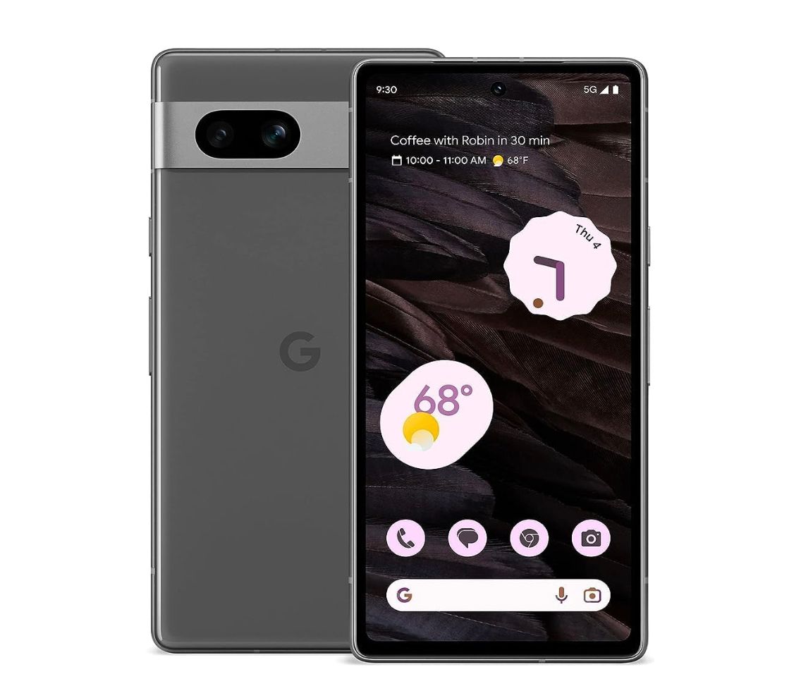 Pixel 7a front and back. 