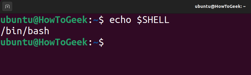 Checking Ubuntu is running Bash shell