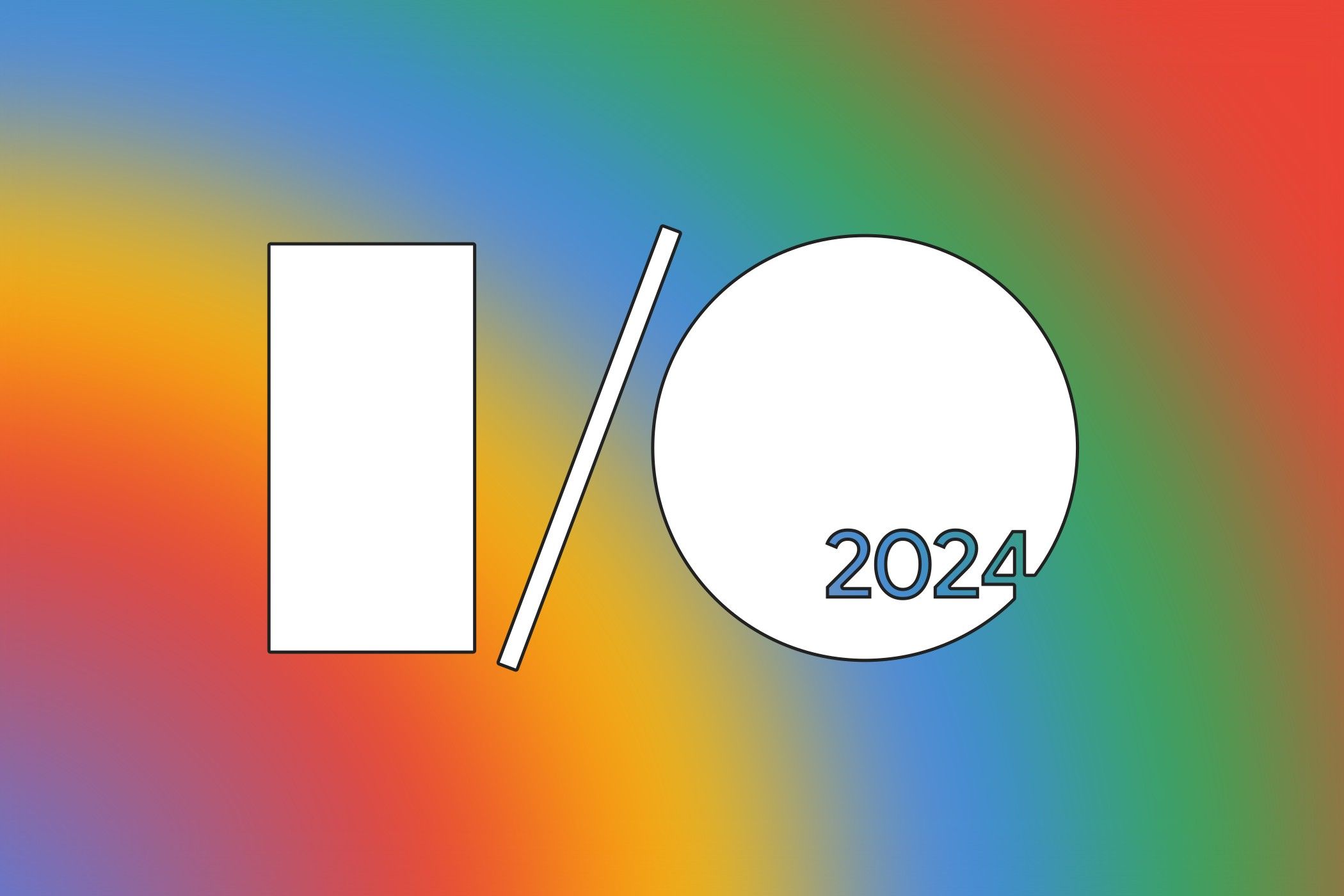Google IO 2024 logo.