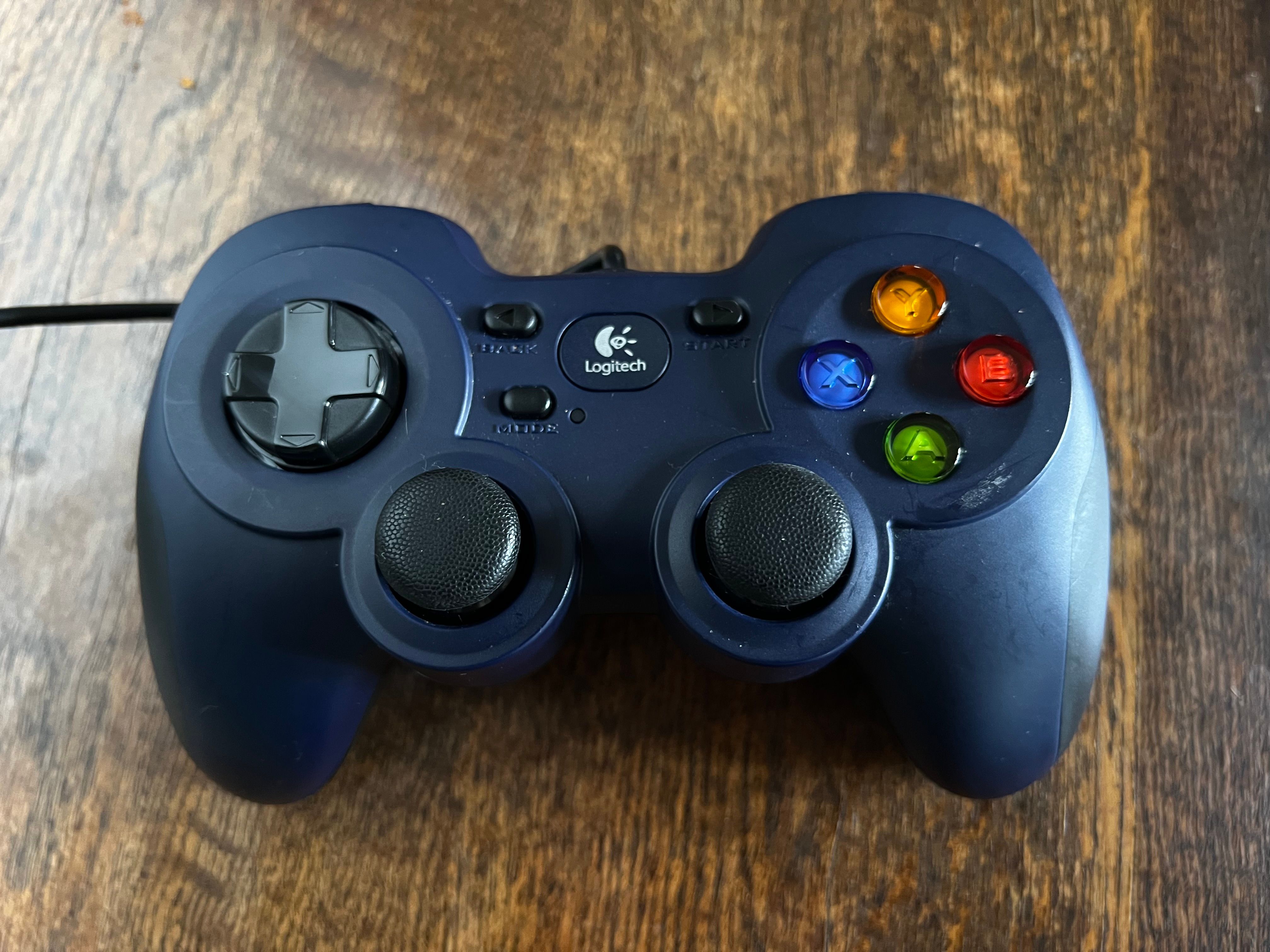 Logitech PC controller with a horrible D-Pad.