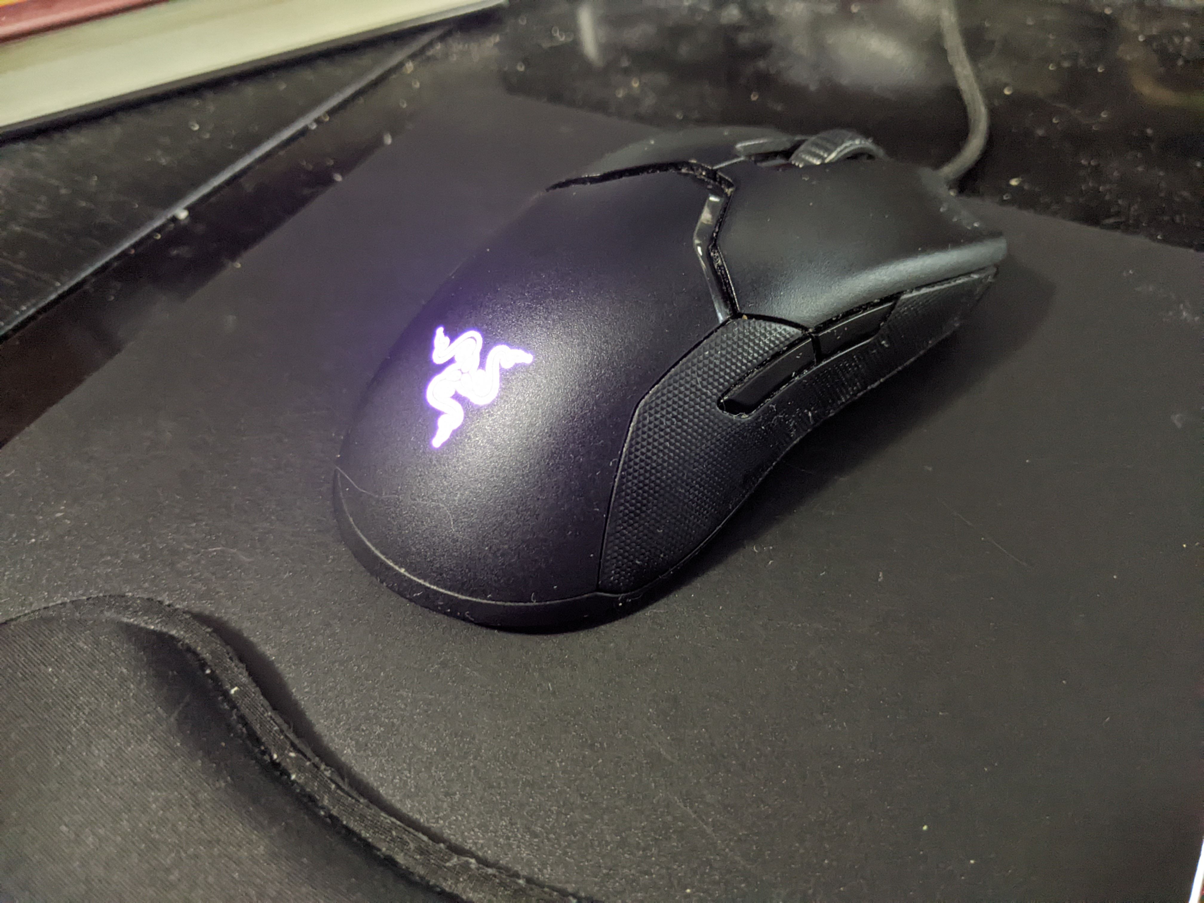 The Razer Viper Ultralight Ambidextrous PC gaming mouse.
