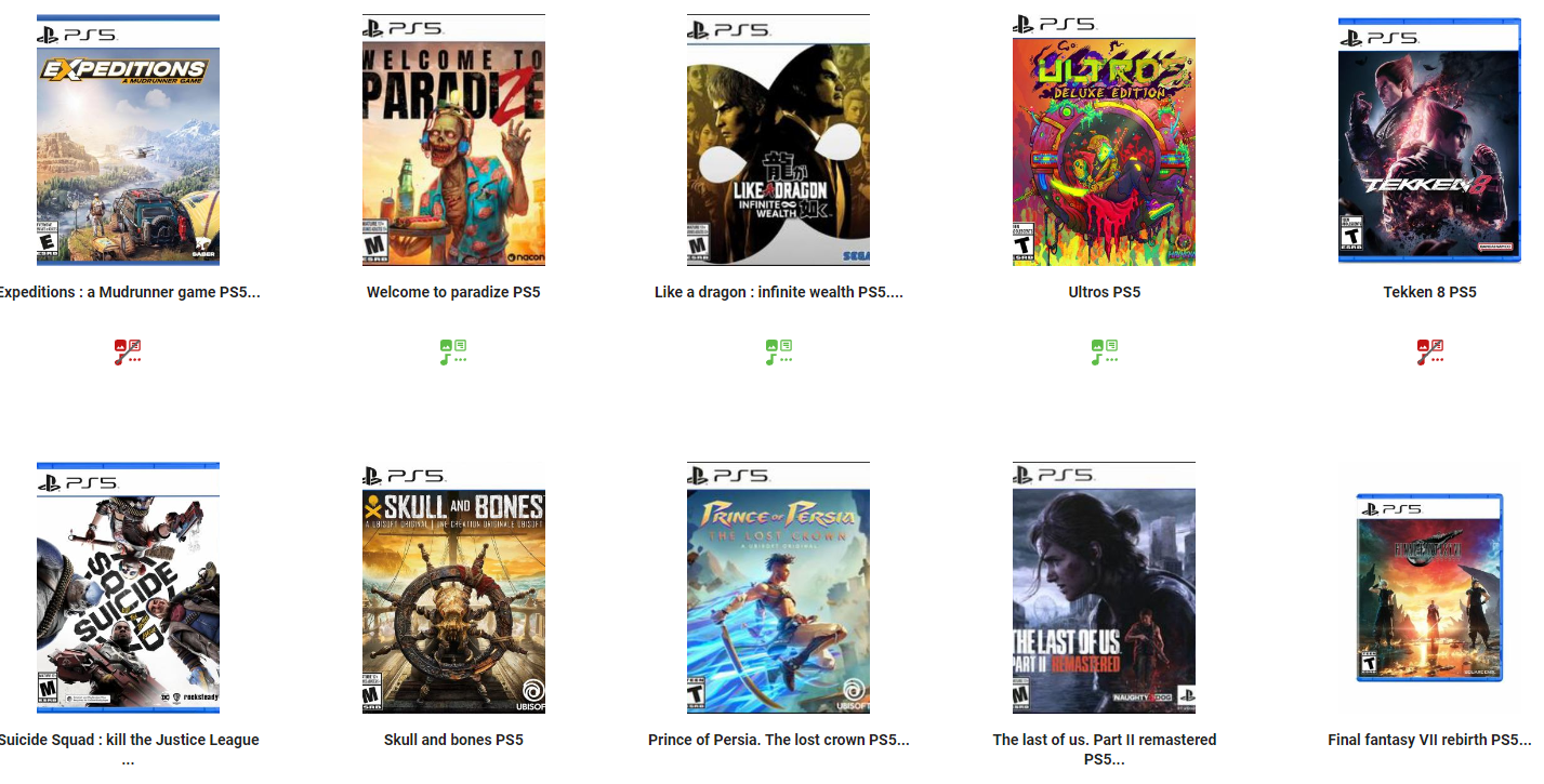 A few recently-released games available at the Solano County Library.