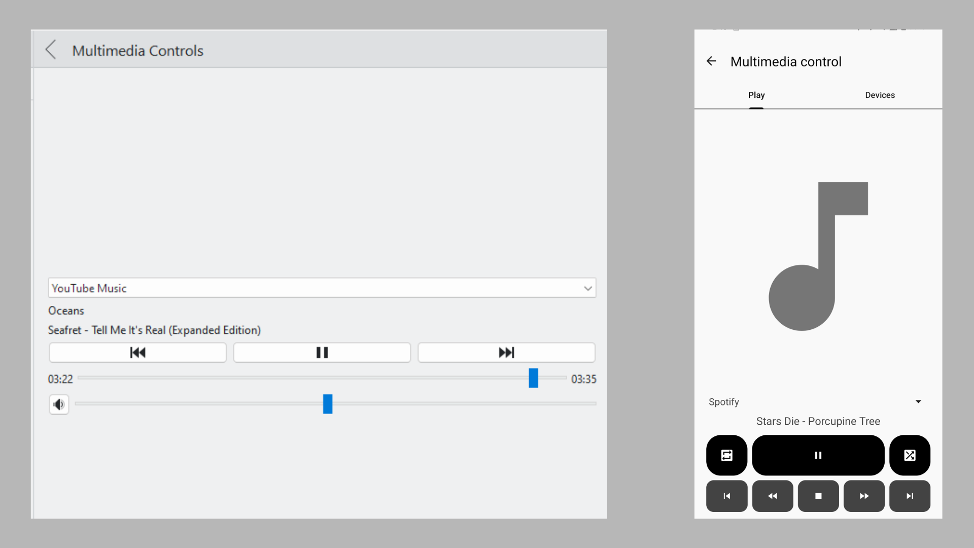 Control Media Playback using KDE Connect