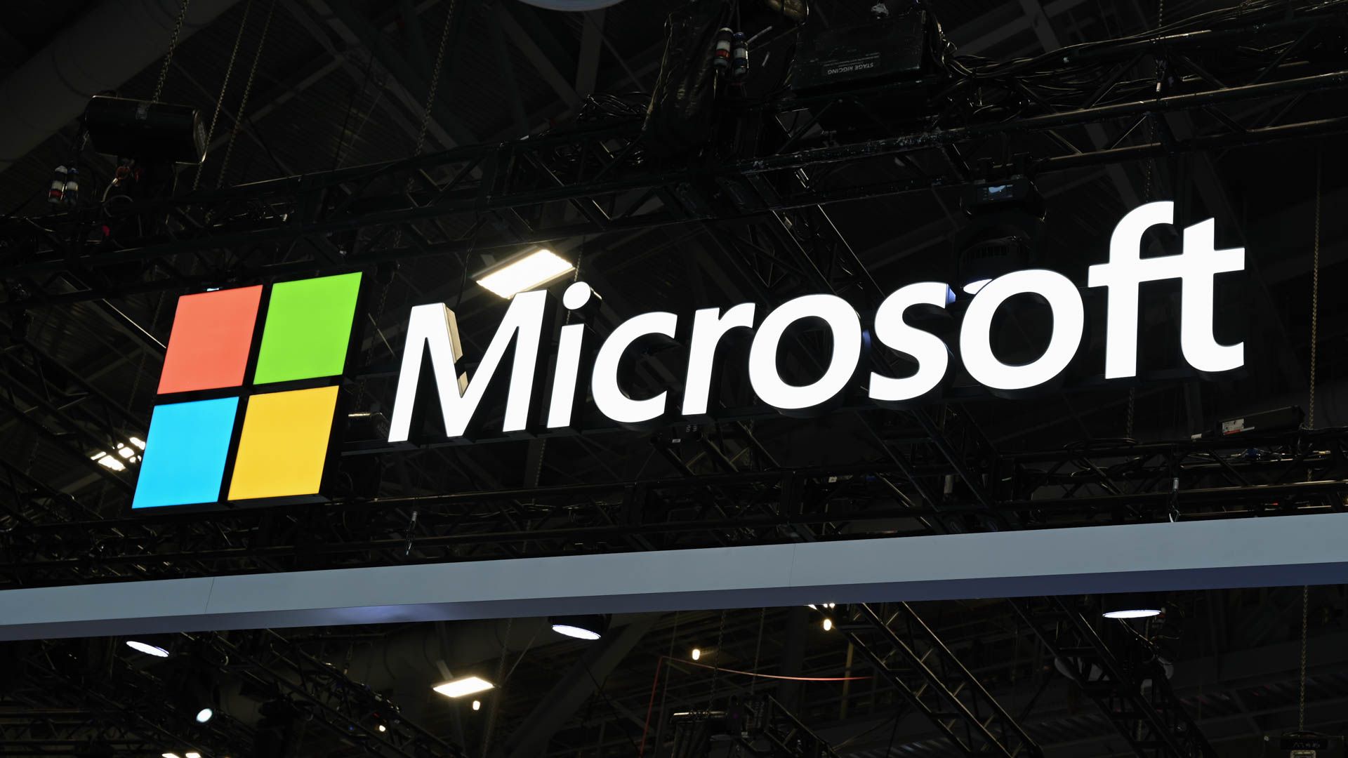 Microsoft Signage at CES 2023.