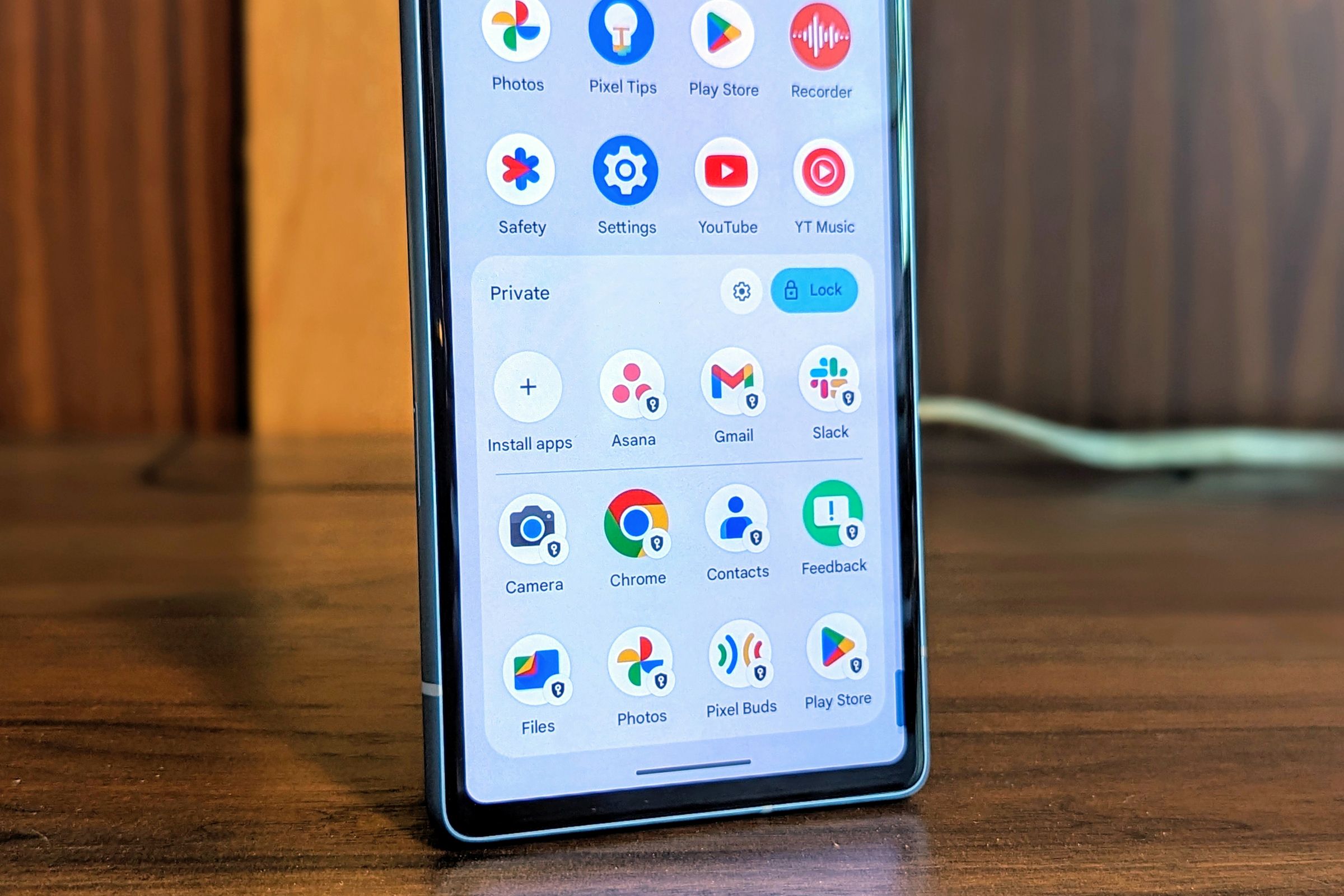 Private Space on Google Pixel phone.