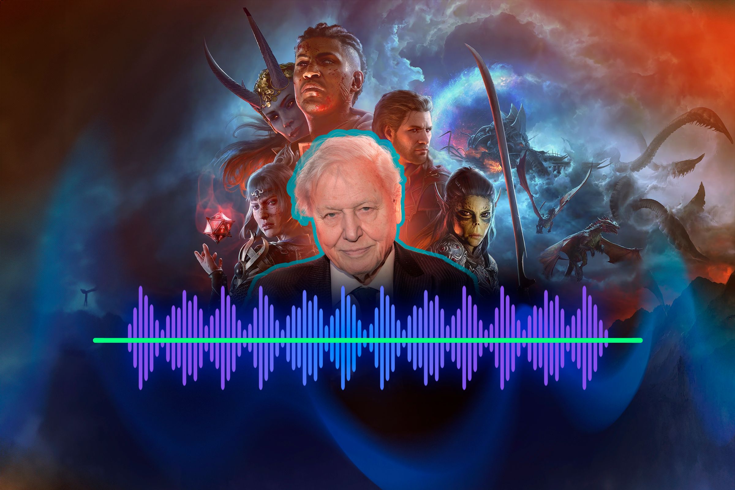 Join Baldur's Gate 3 Adventures Voiced by Sir David Attenborough - Brought to Life Through AI Voice Mod Innovation