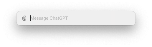 ChatGPT macOS prompt integration.