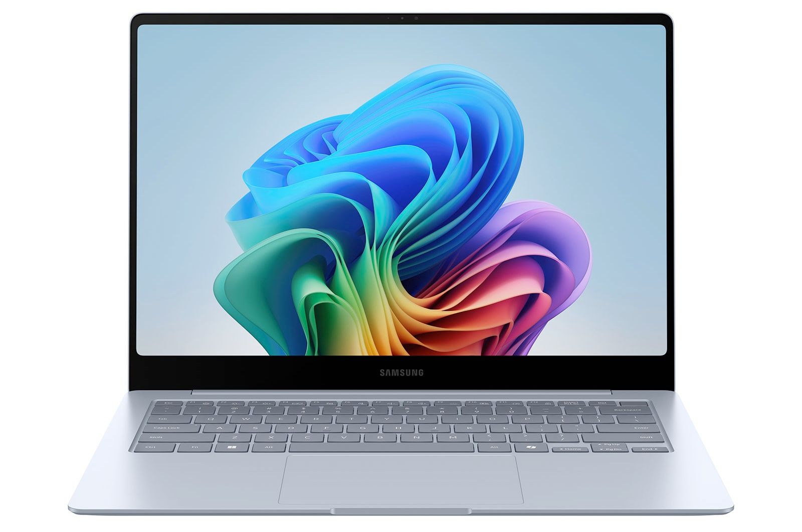 Front view of the Galaxy Book 4 Edge laptop