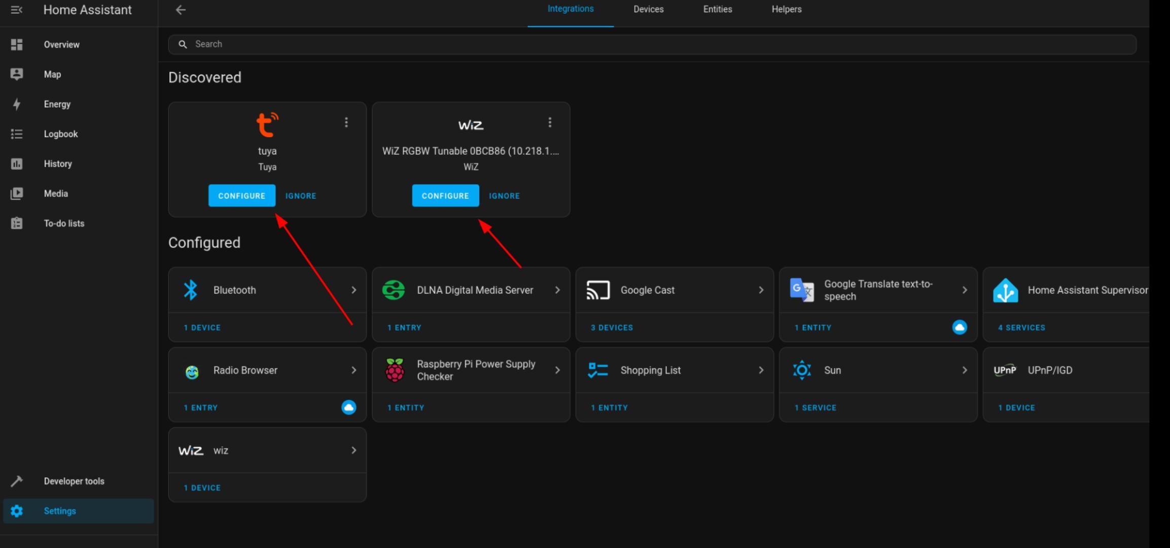 Adding devices to your Home Assistant smart home setup.