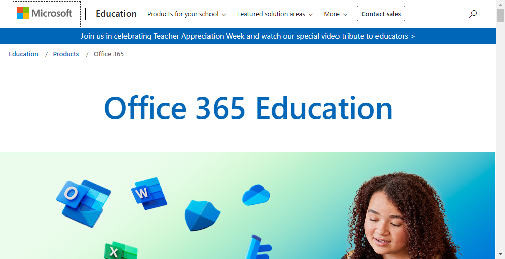 The portal to get Office 365 through your educational institution. 
