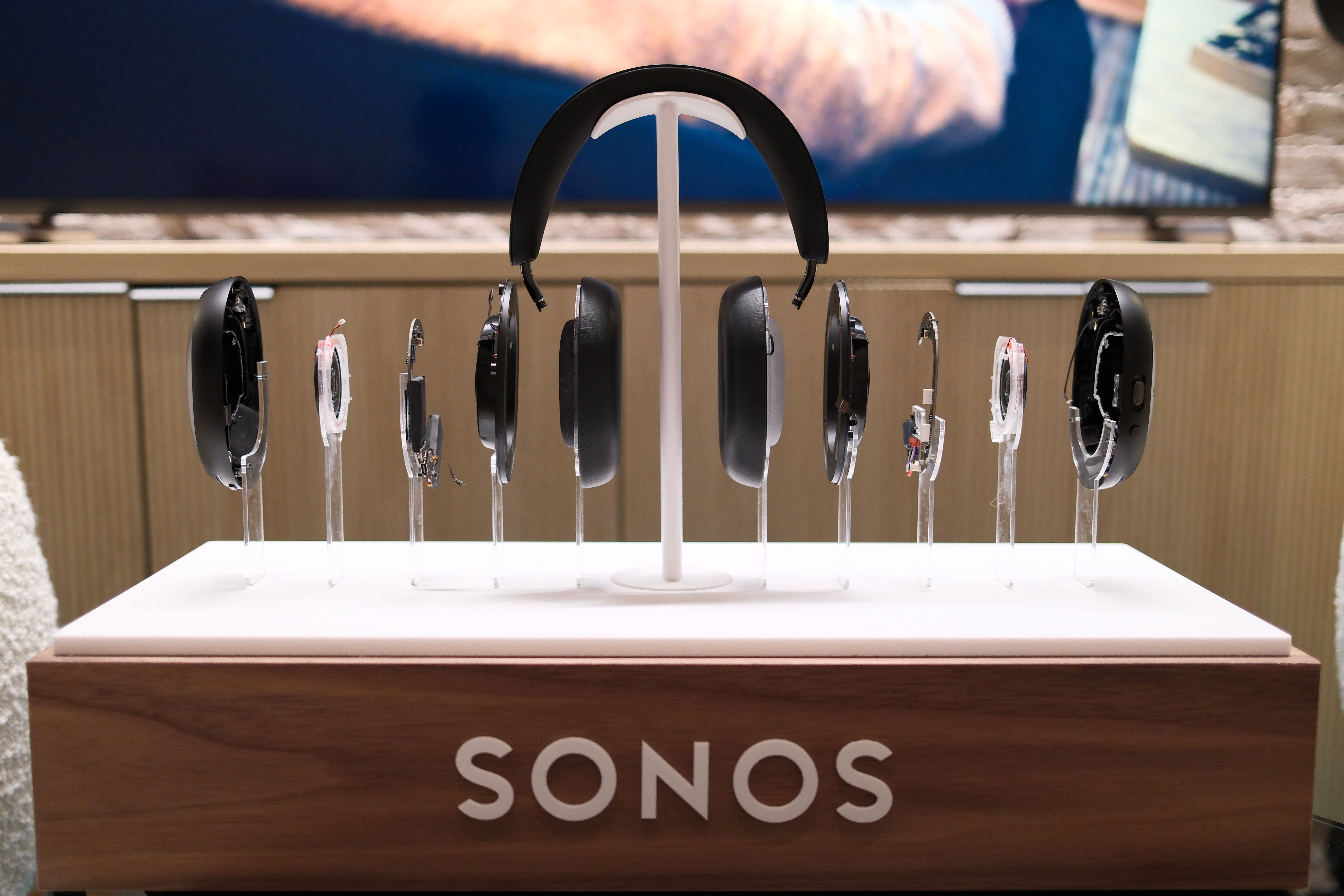 Showing a deconstucted version of the Sonos Ace headphones