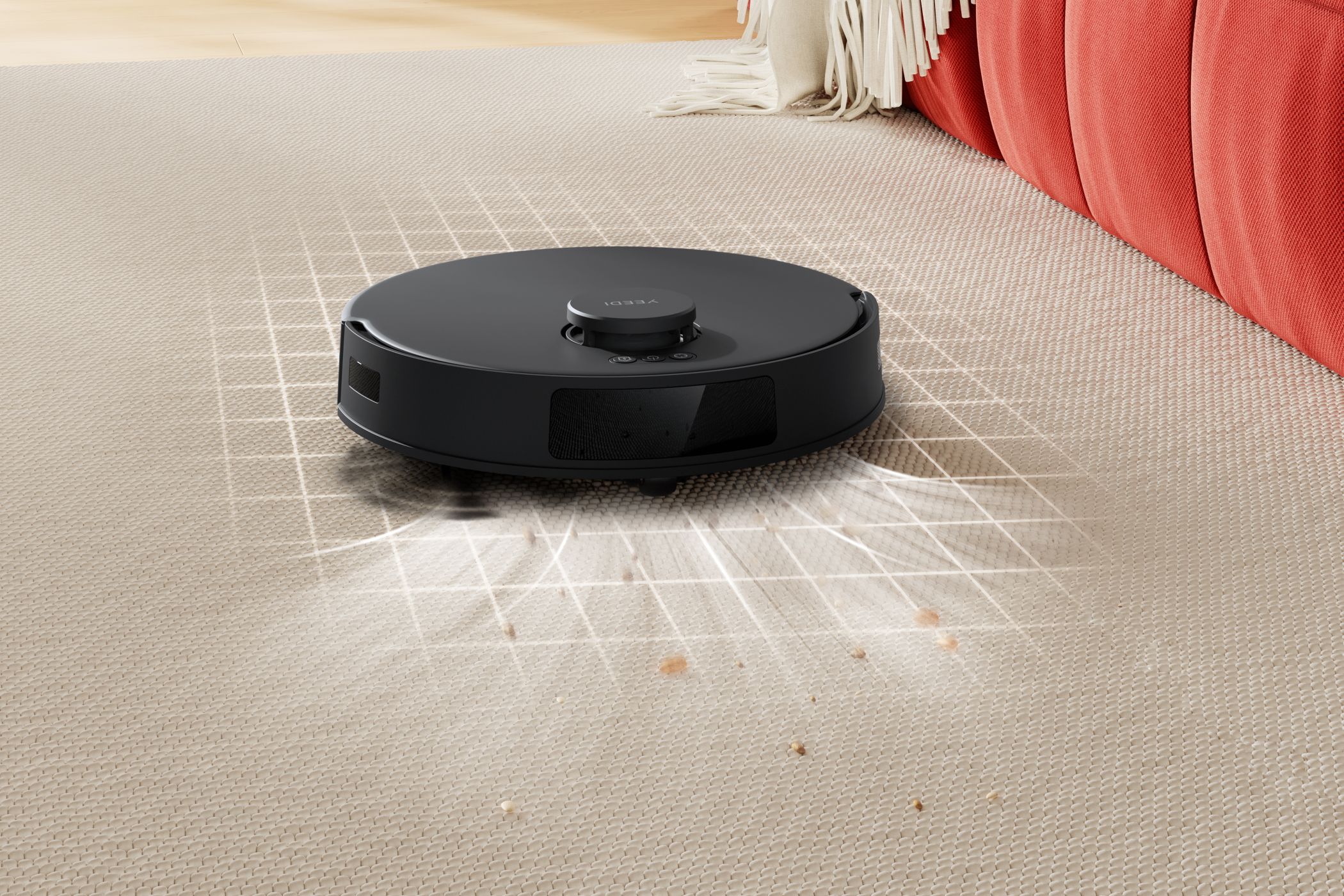 The YEEDI C12 PRO PLUS on Carpet