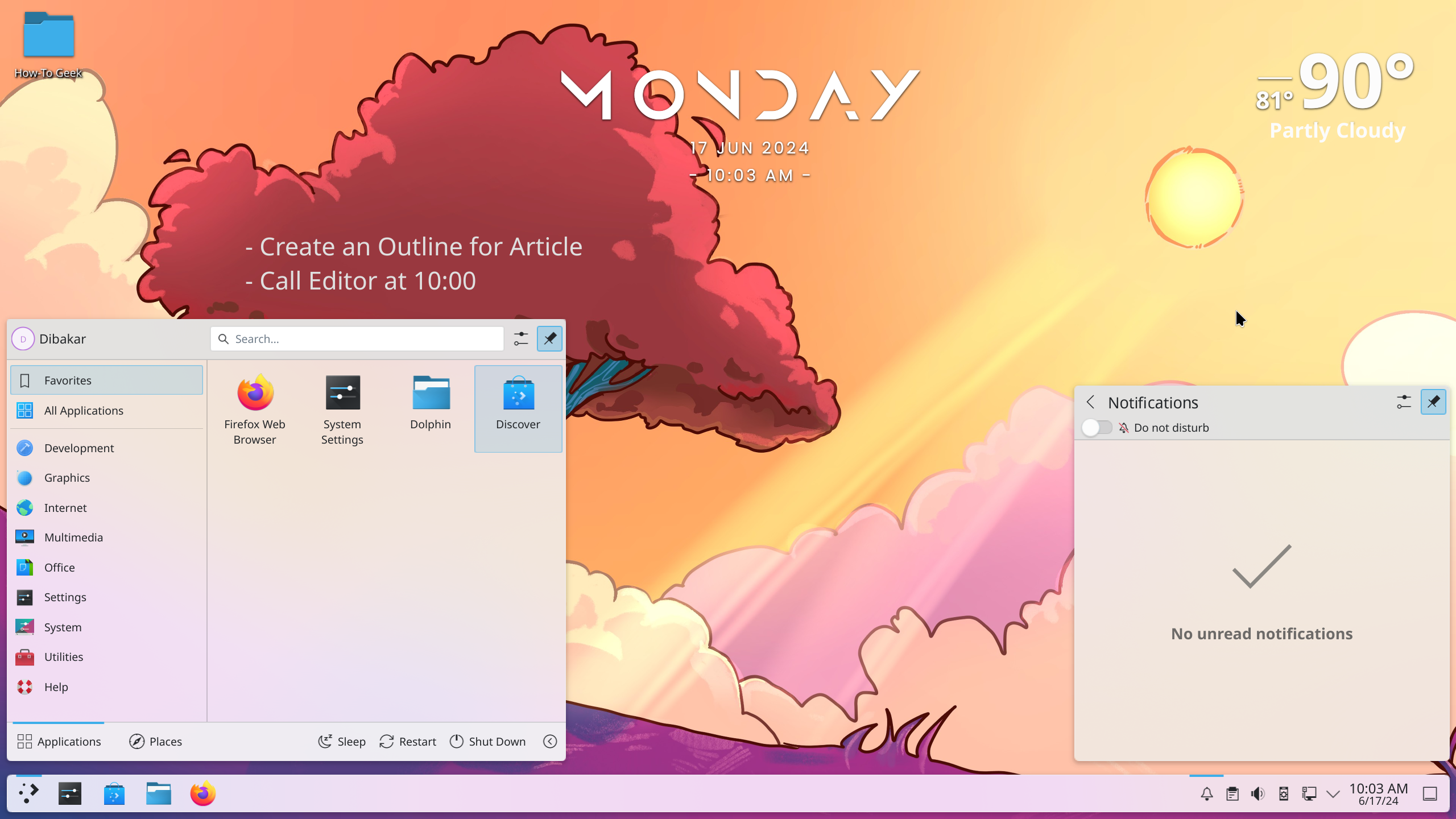 KDE Plasma Looking like Windows 7 with Widgets