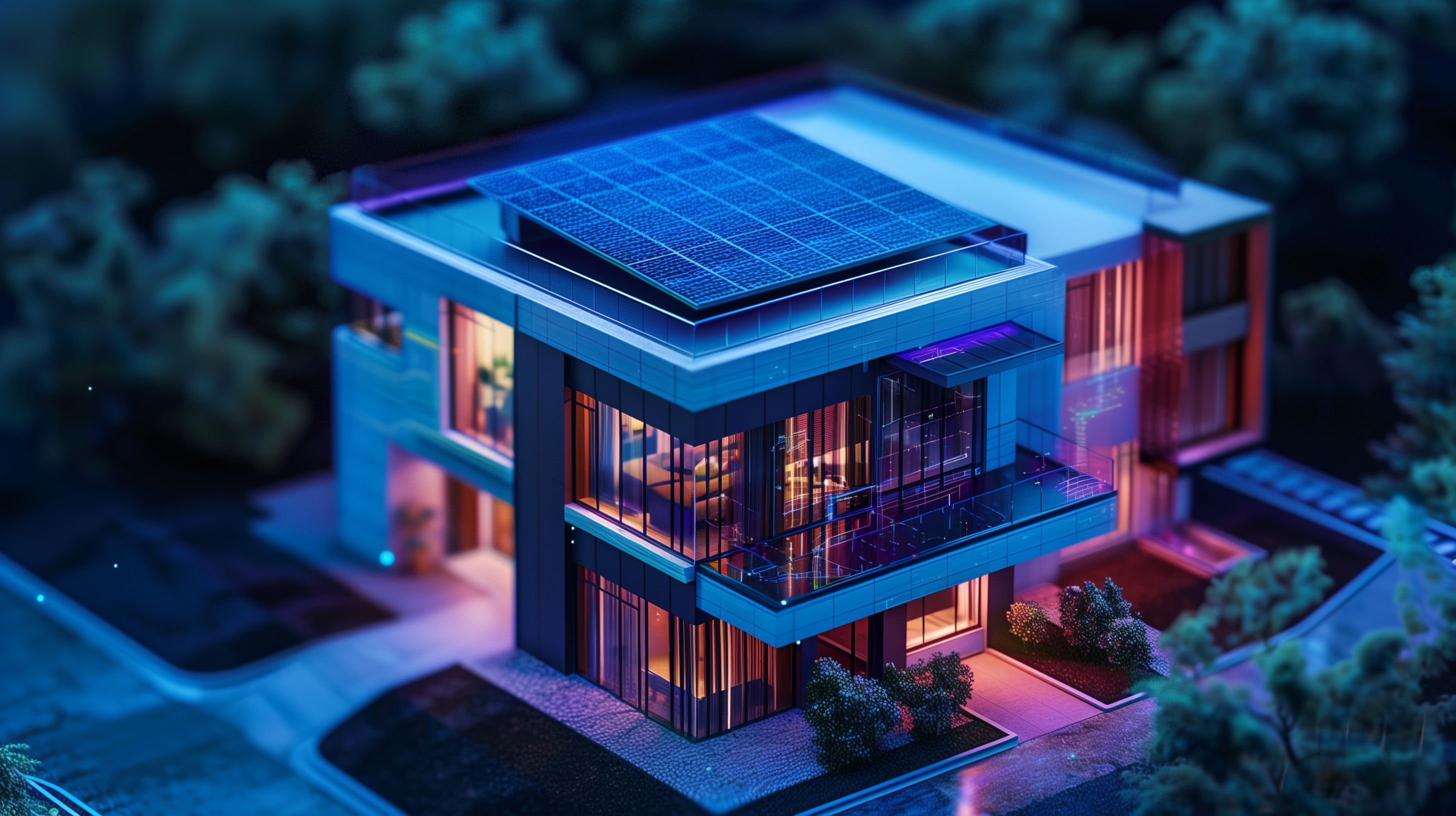 A futurist smart home