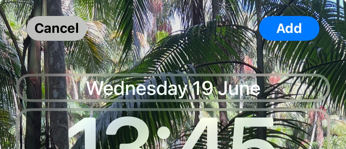 Add wallpaper to your iPhone Lock Screen gallery.