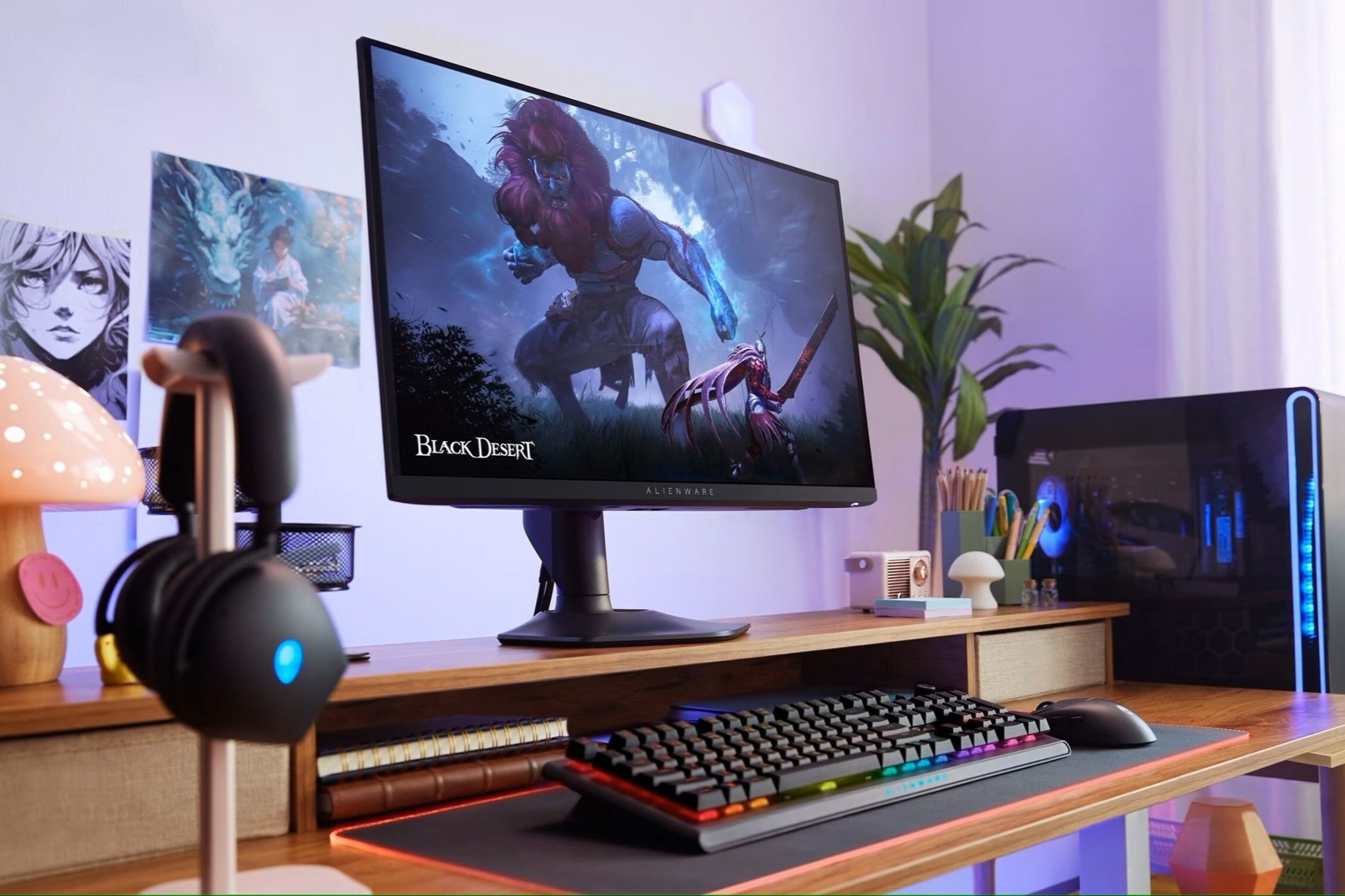 Dell Alienware AW2725DF 1440p QD-OLED gaming monitor.