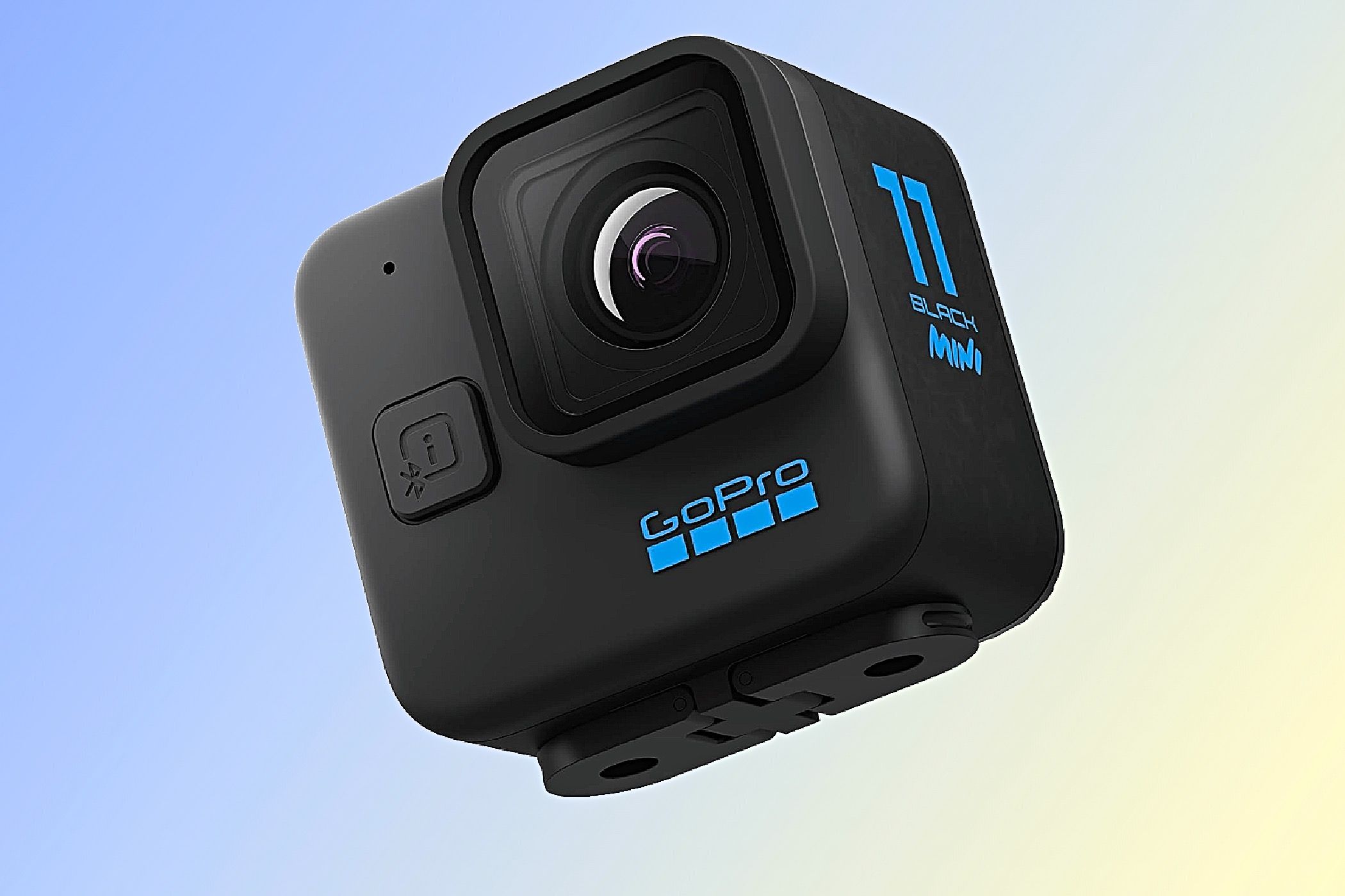 GoPro HERO11 Mini на светлом фоне.