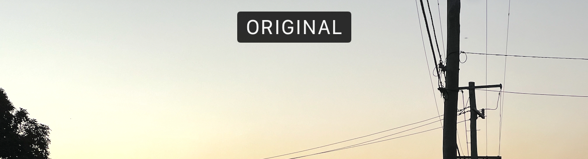 The "Original" label in the Photos app.