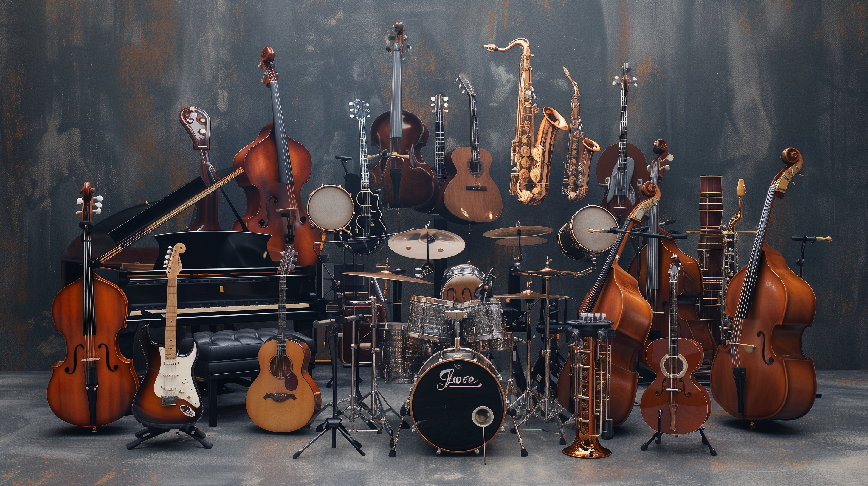 A collection of different instruments