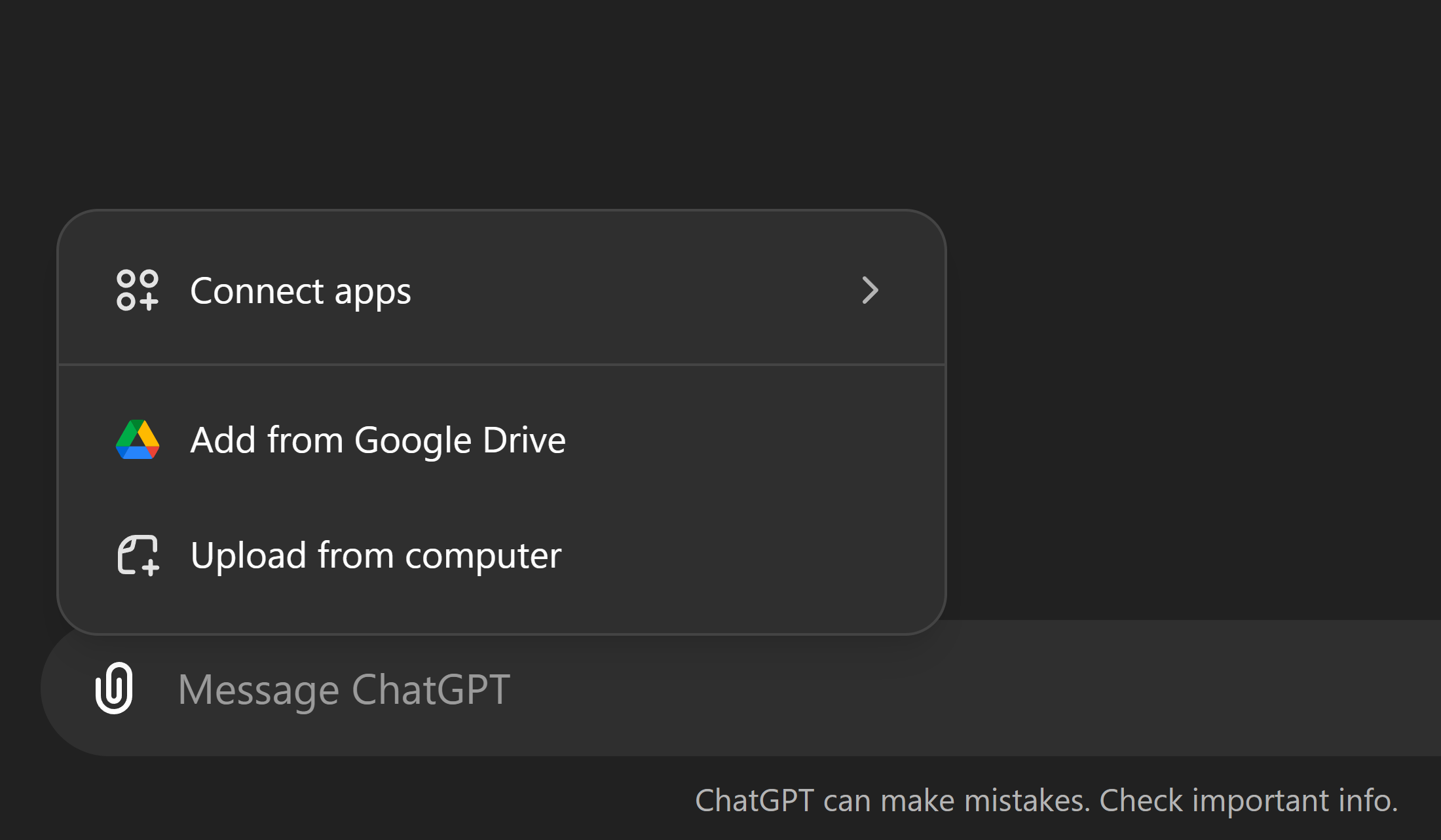 Uploading a File to ChatGPT