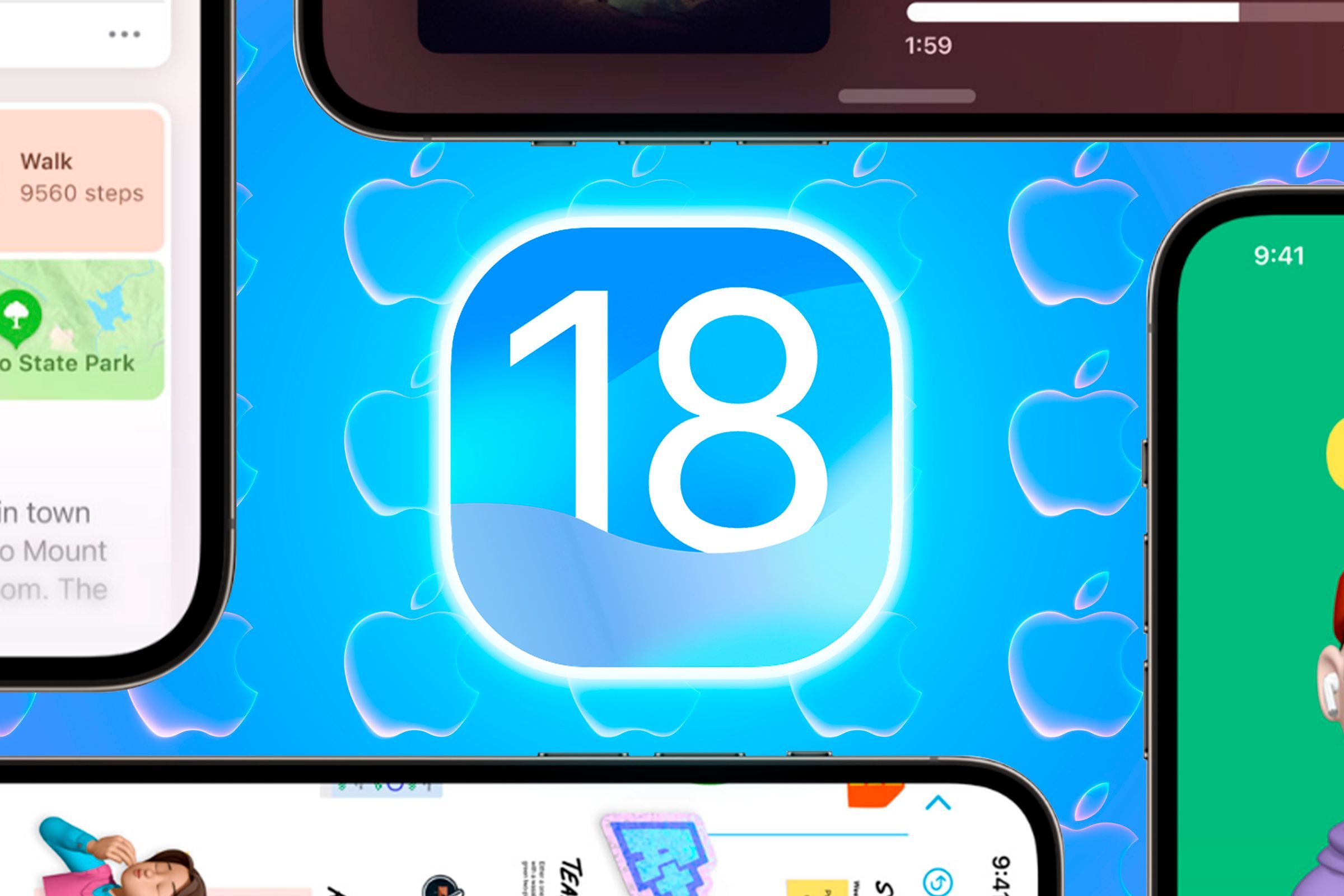 iOS 18 logo.