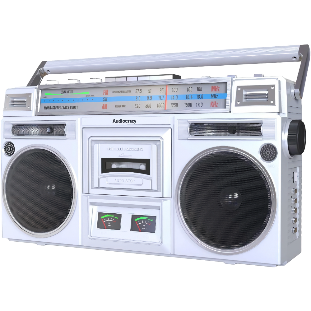 Audiocrazy Retro Boombox