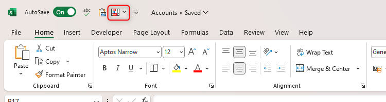 Excel's Quick Access Toolbar with the Conditional Formatting icon.