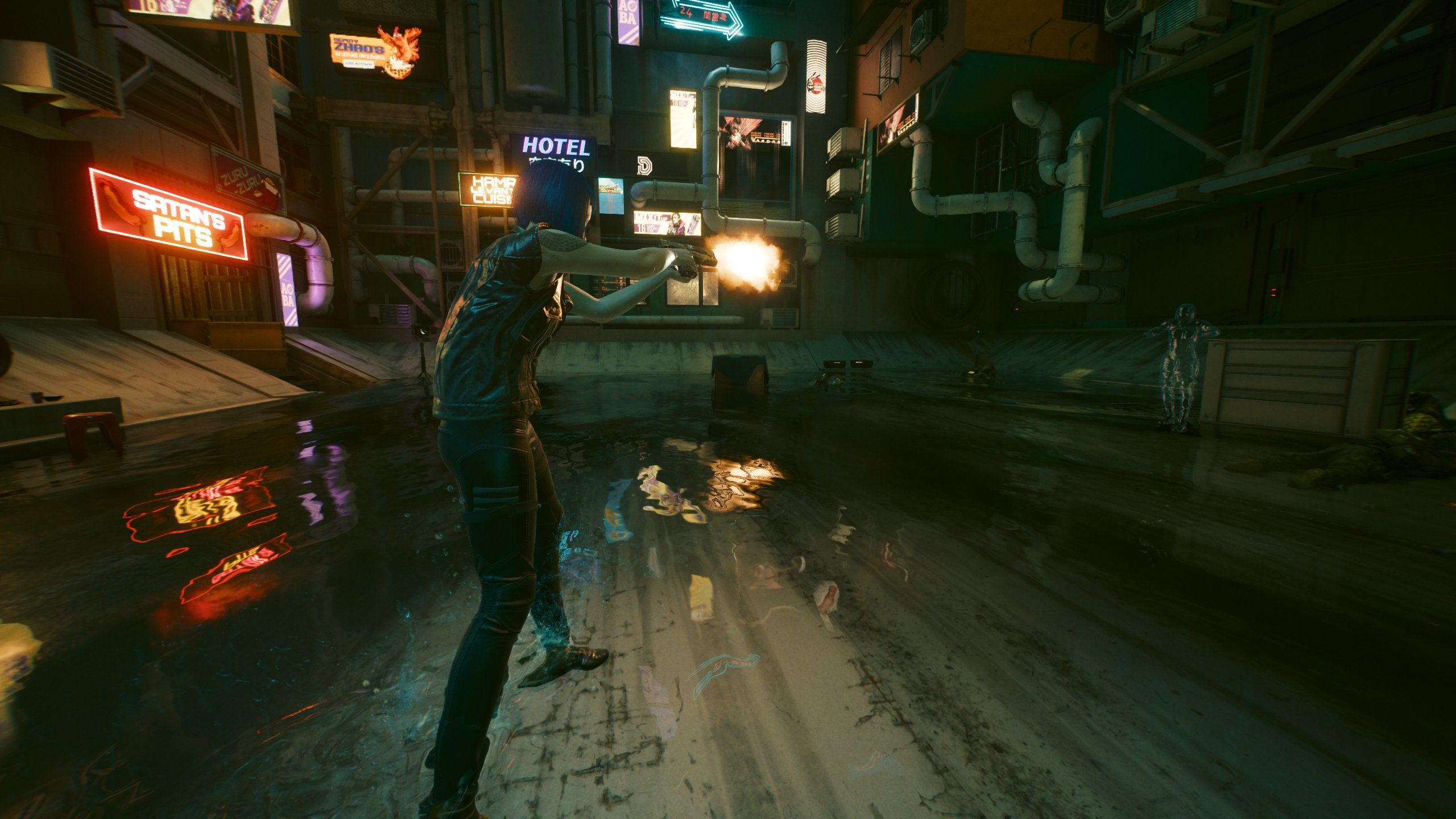 Cyberpunk Action Shot