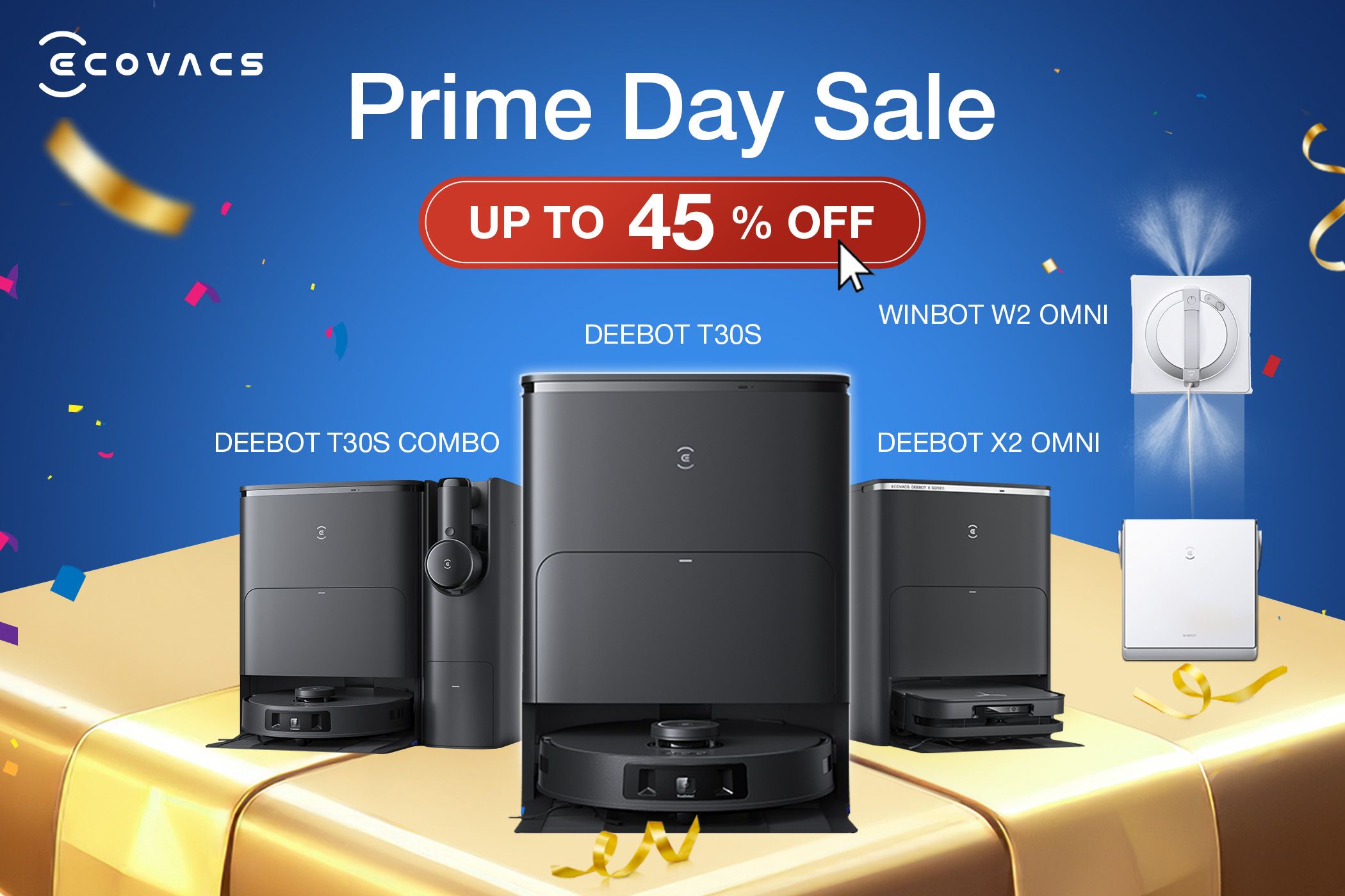 ECOVACS Prime Day Sale Grab the Best Deebots and Winbots at Up to 850 Off