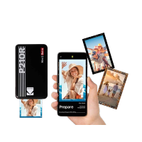 KODAK Mini 2 4PASS Portable Photo Printer on transparent background