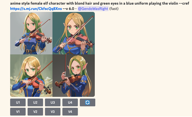New characters based on an existing character using the CREF command.