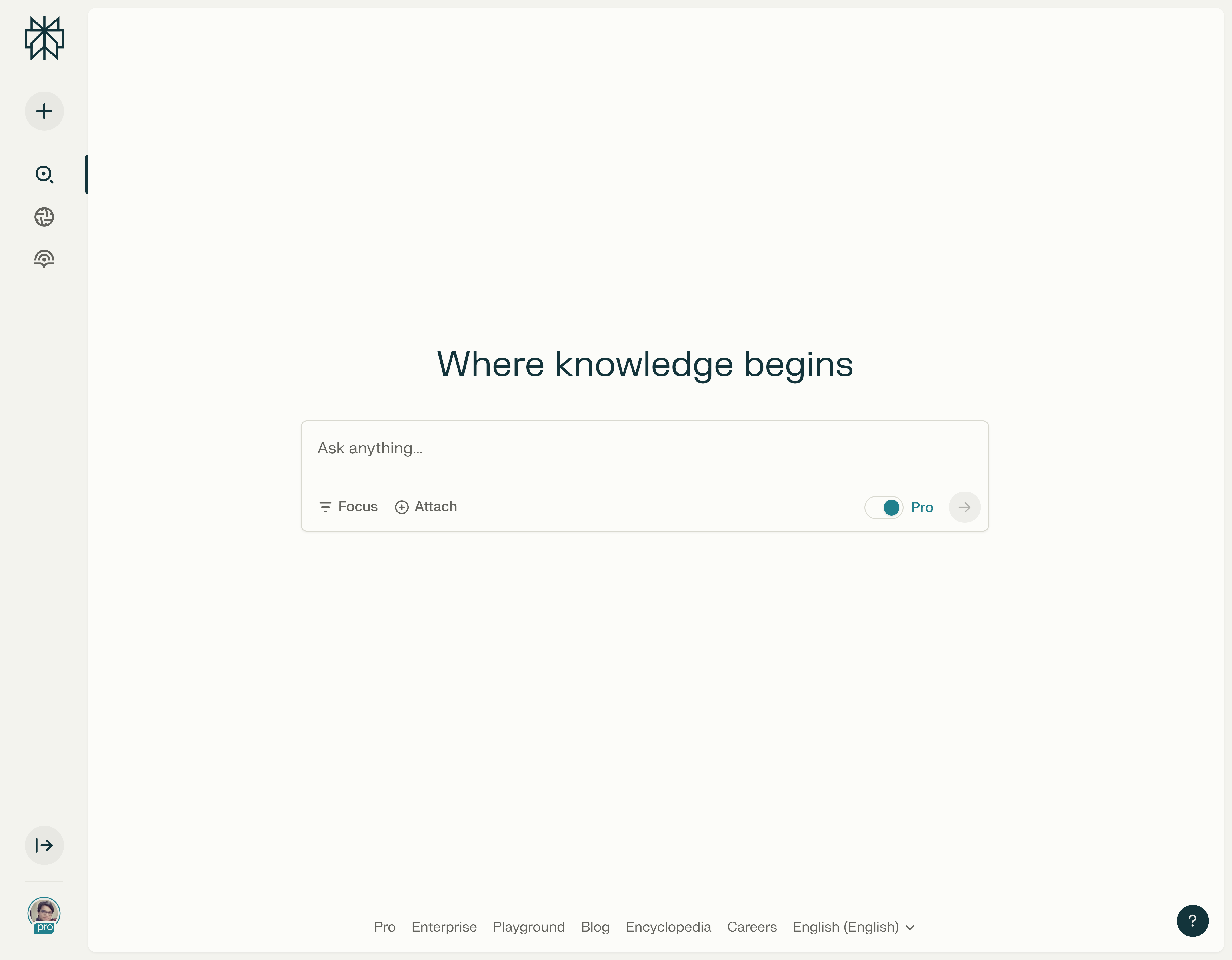 Perplexity Pro Web App