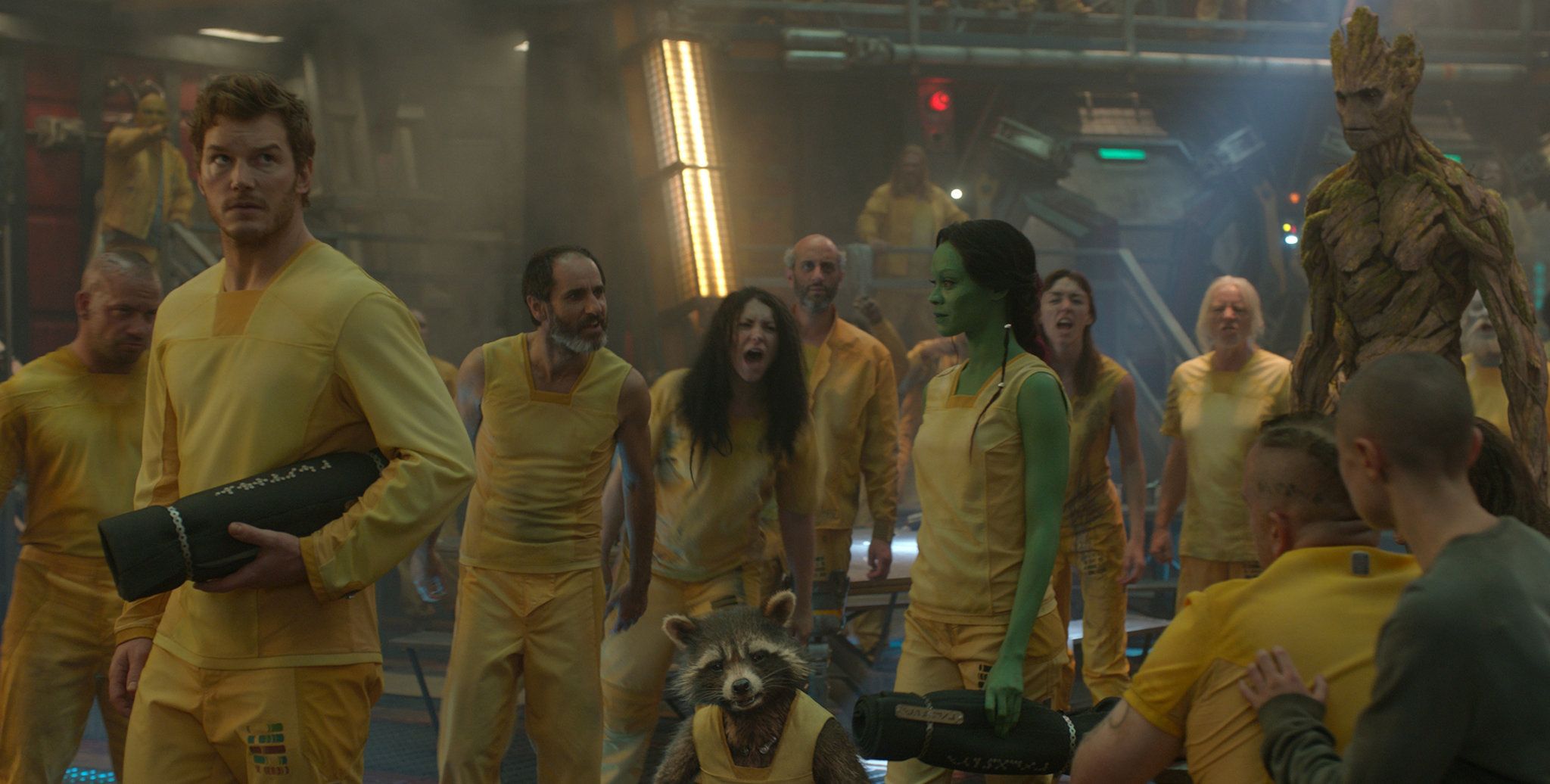 Prison scene from Guardians of the Galaxy