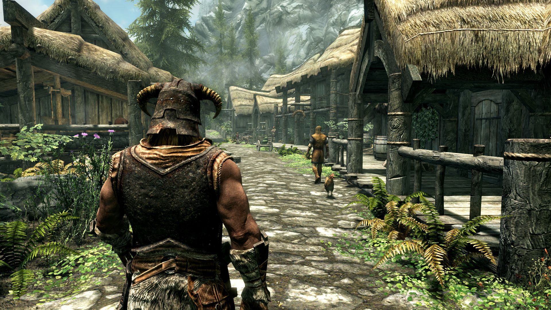 Screenshot of Skyrim.