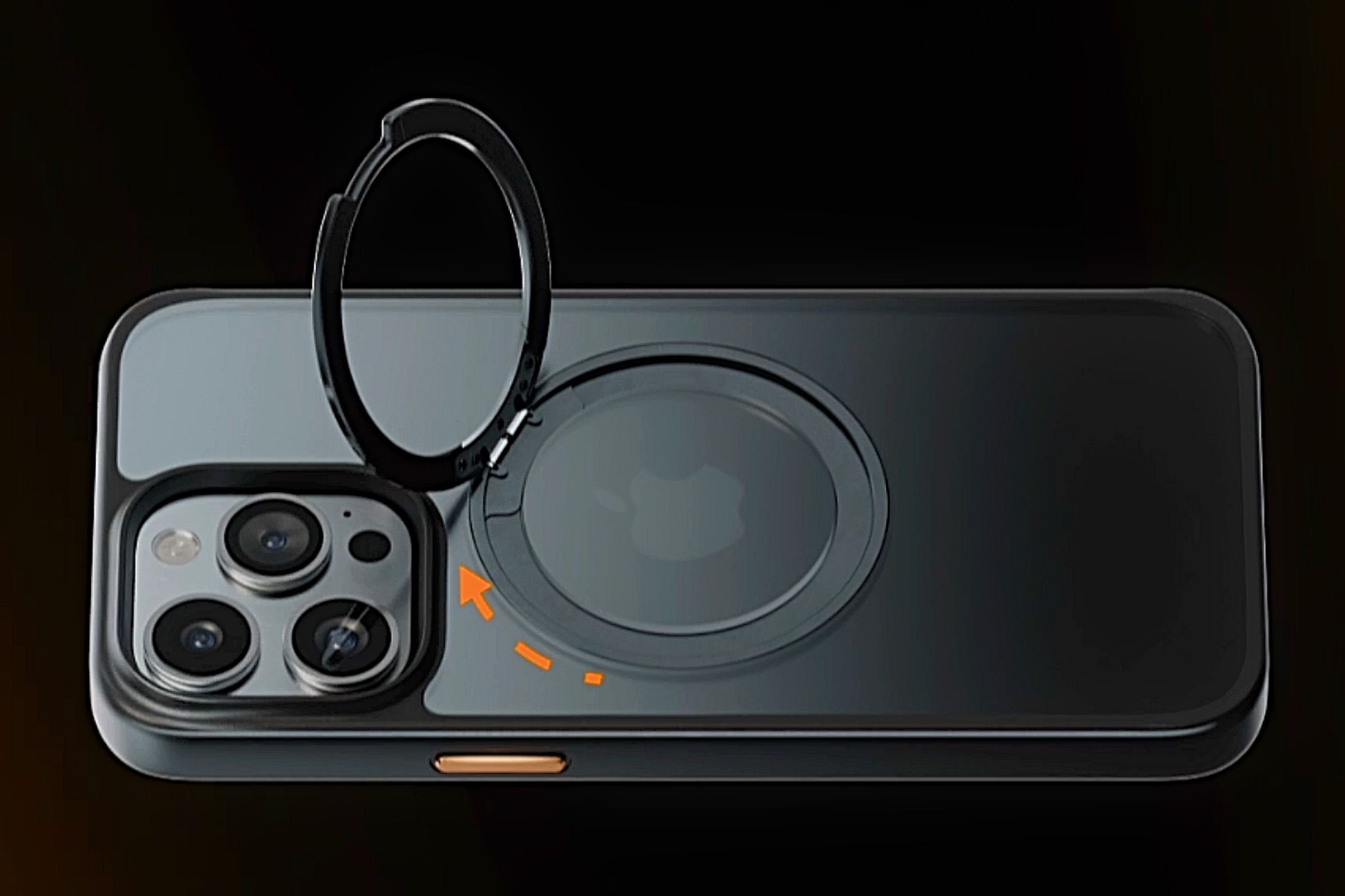 The Ostand Rotatable on an iPhone