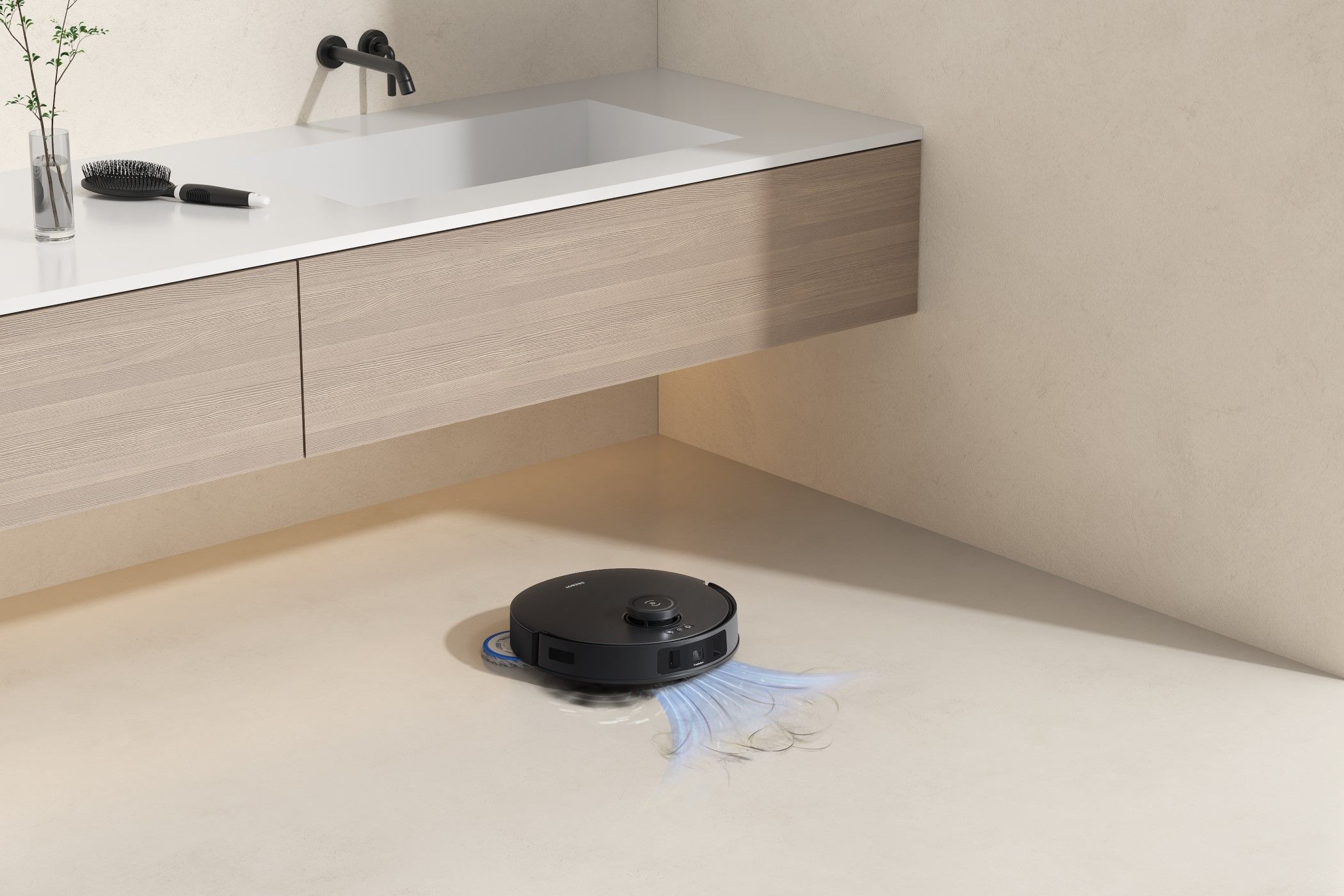 Deebot T30S Cleaning Pet Hair With ZeroTangle Technology