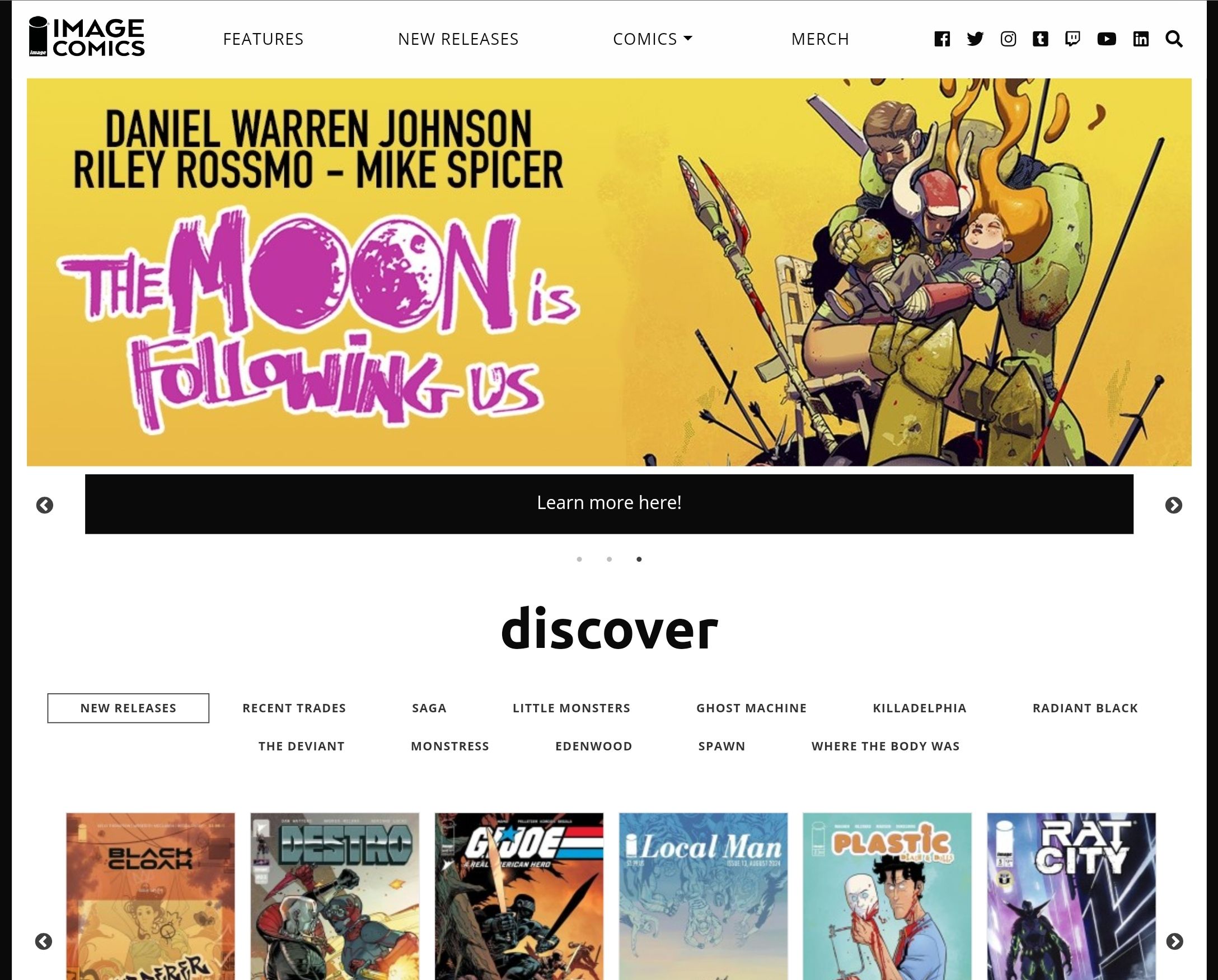 Image Comics website.