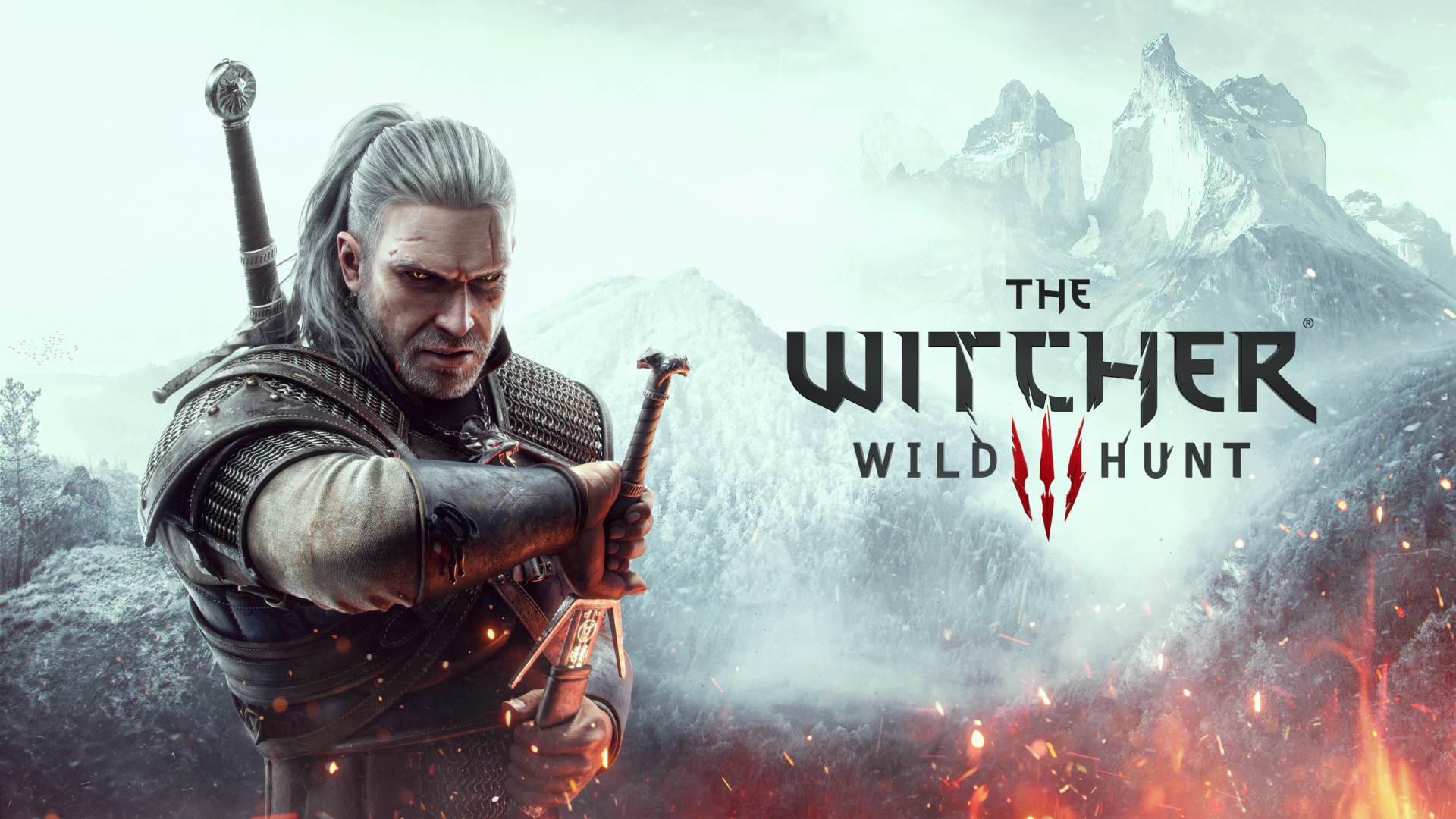 A promotional image for The Witcher 3 Wild Hunt.