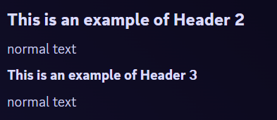 Discord Headers and normal text