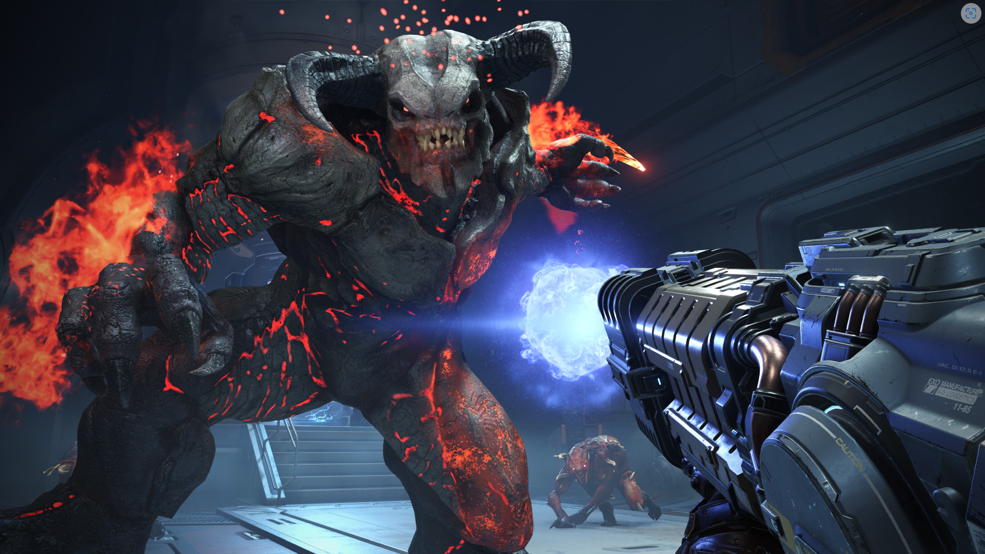 Gameplay from DOOM Eternal.