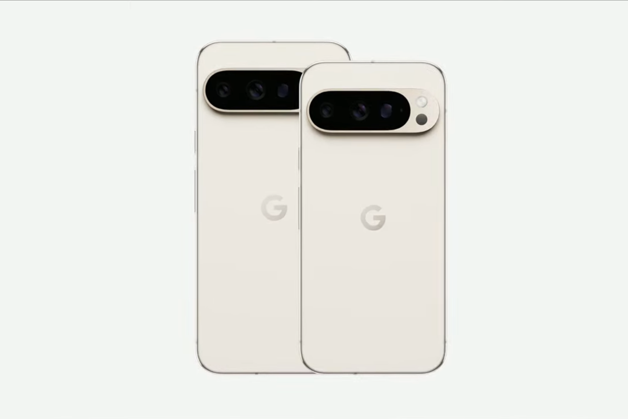 Google Pixel 9 Pro and Pixel 9 Pro XL next to each other.