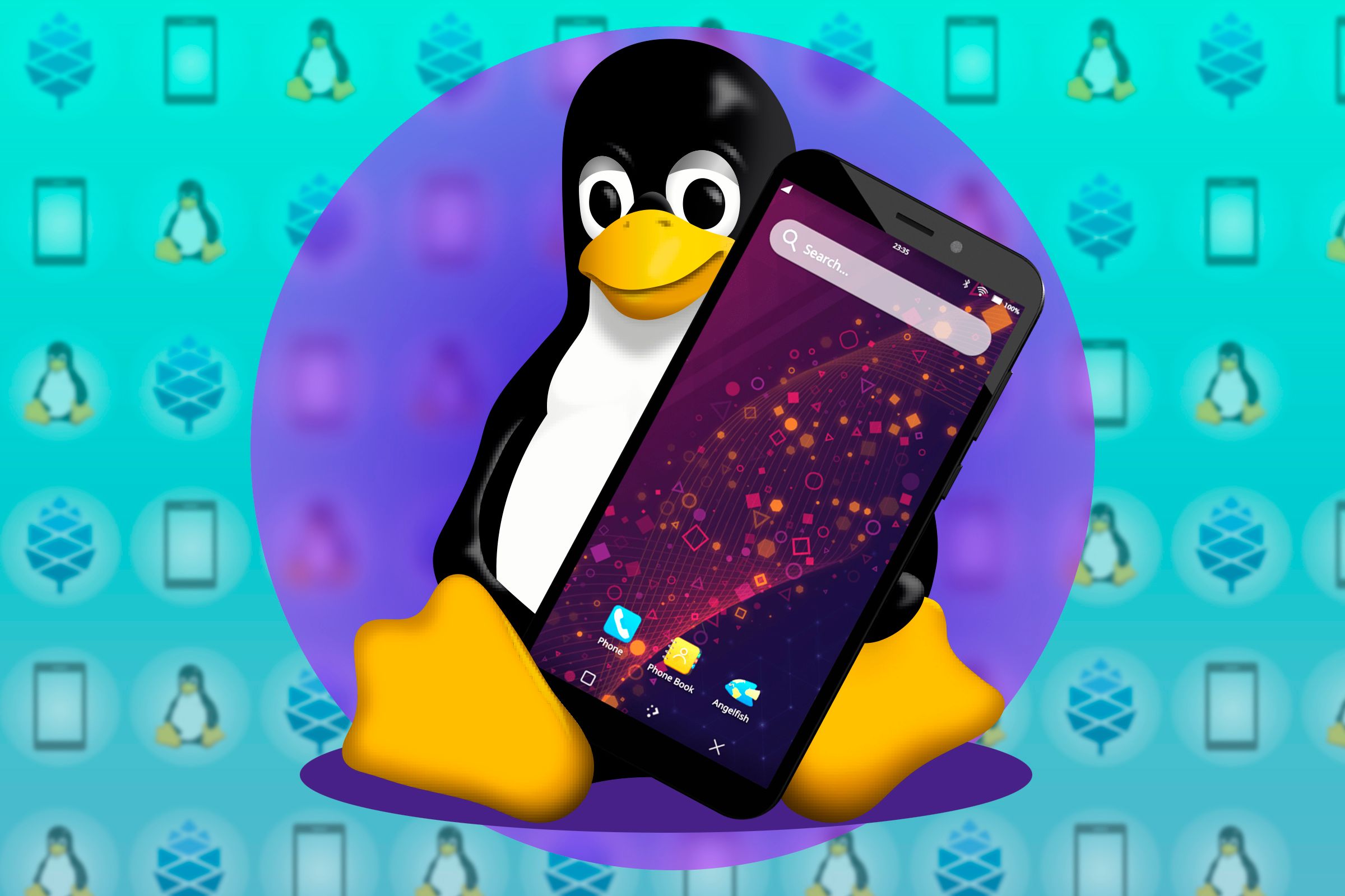 I ran Linux on my smartphone, it is still slowed down by the hardware