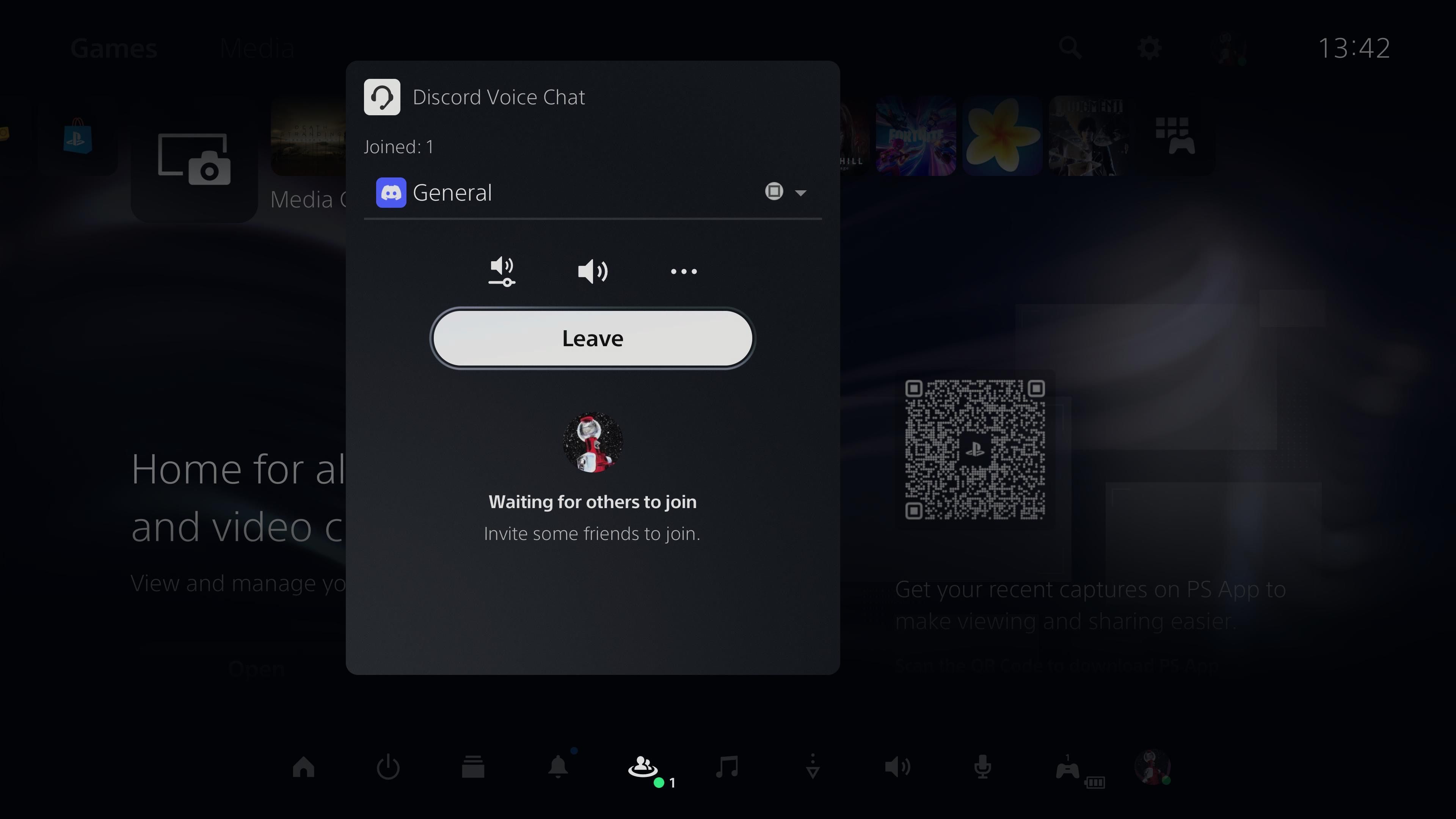 Manage your Discord voice chat session.