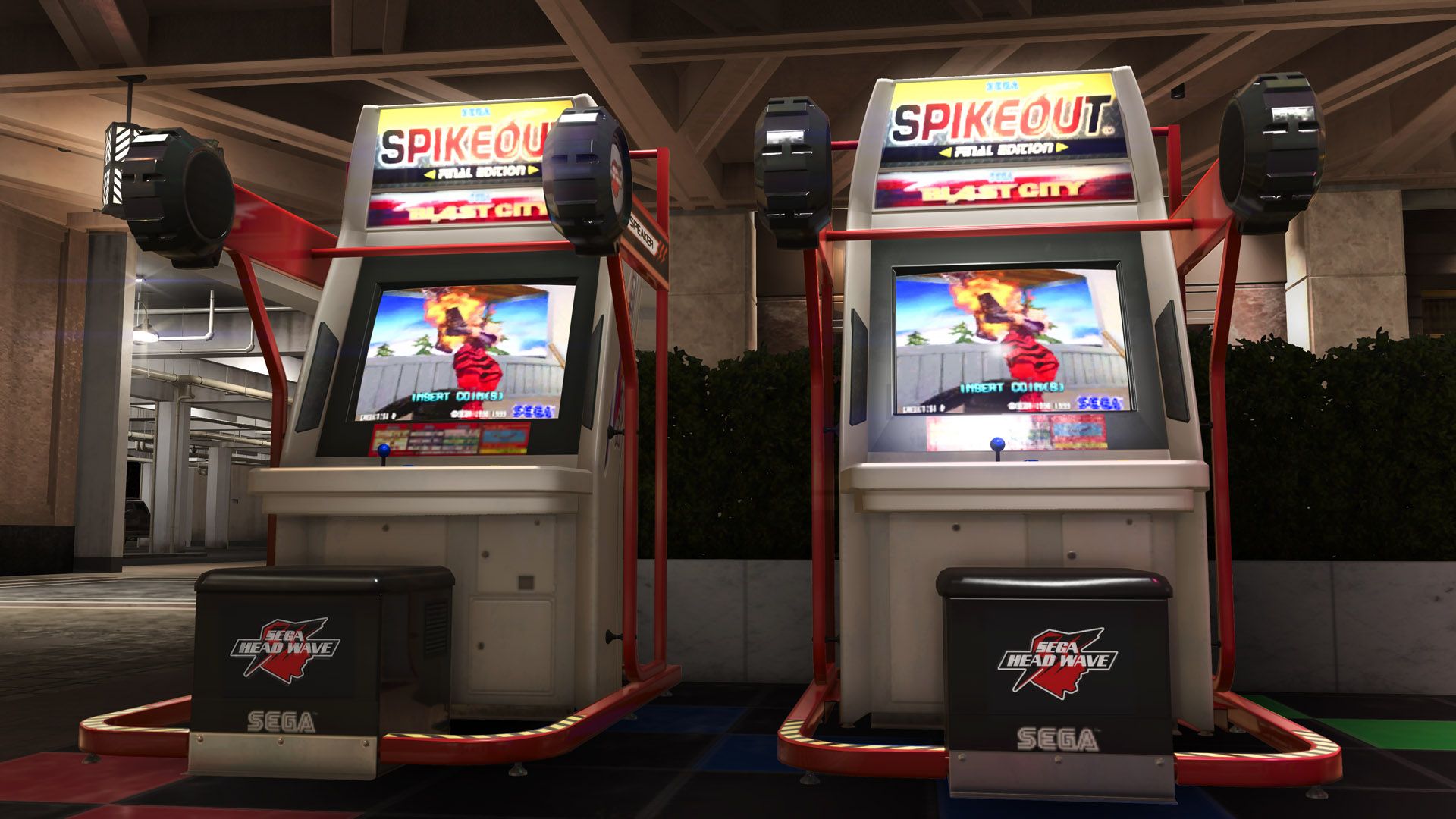 SpikeOut arcade cabinets in Like a Dragon: Infinite Wealth.