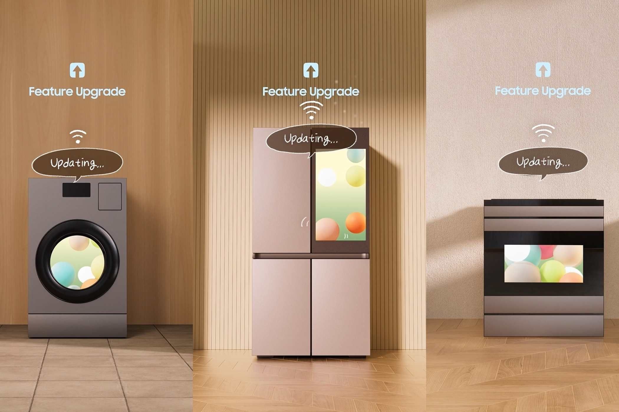 Samsung Digital Appliances with upgrading&hellip; chat bubbles
