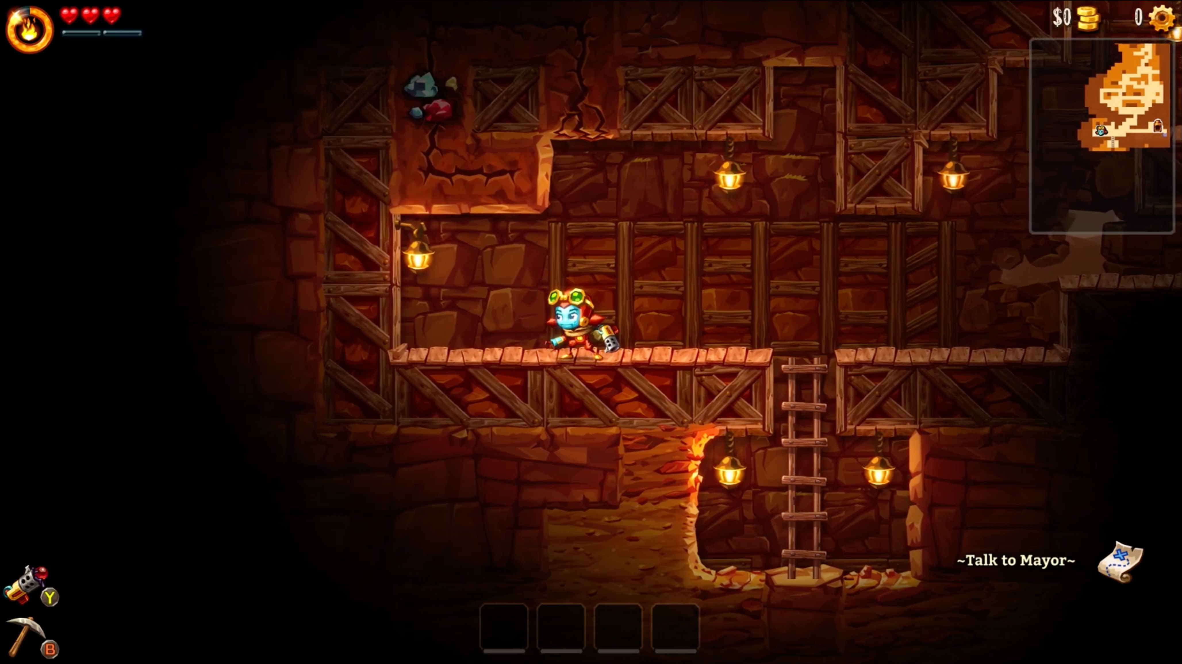 Steamworld Dig 2.