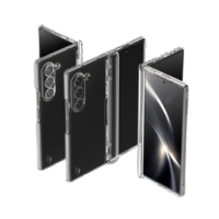 Spigen Galaxy Z Fold 6 Clear Case on transparent background