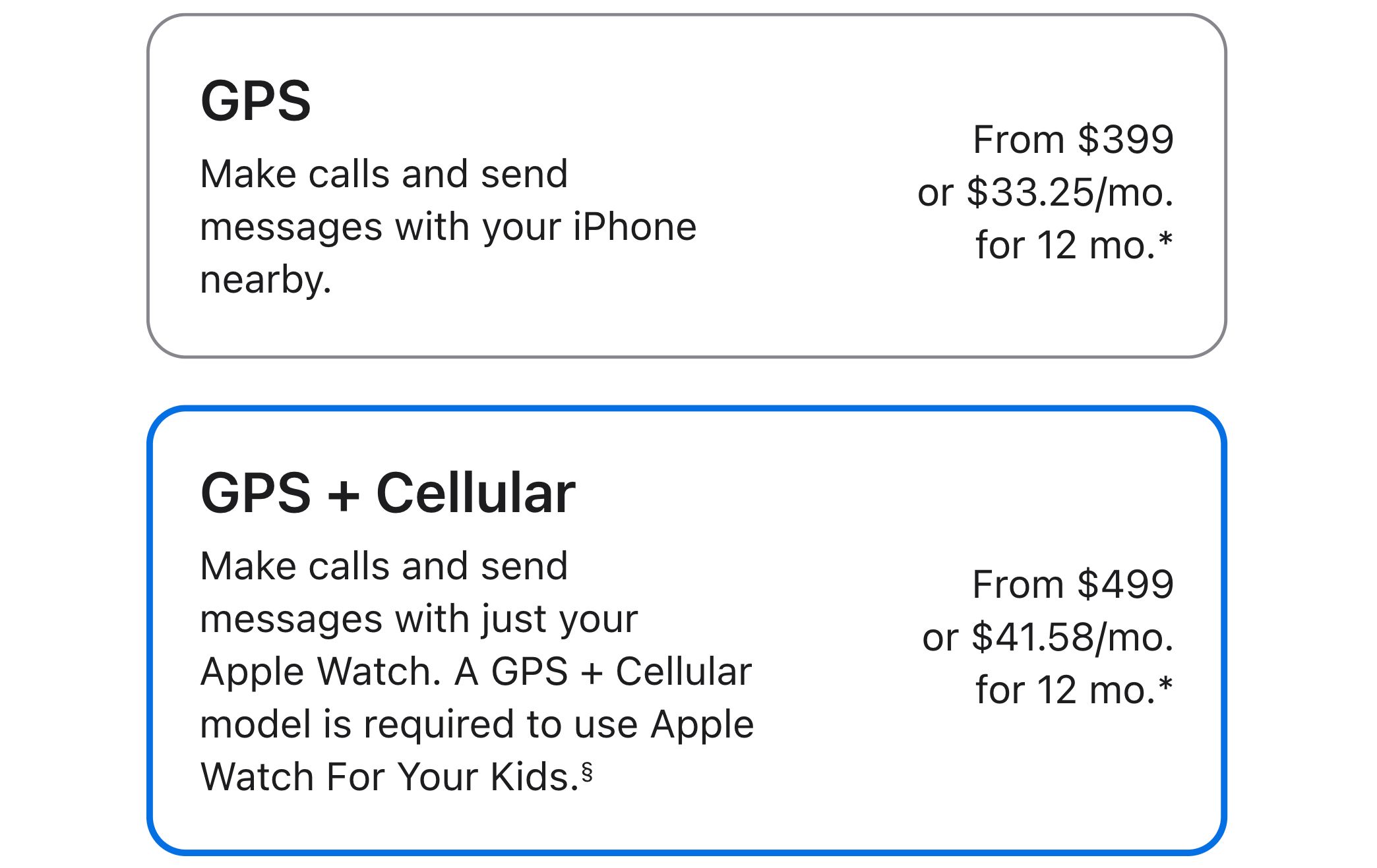 Can shops i make calls s my apple watch without cellular